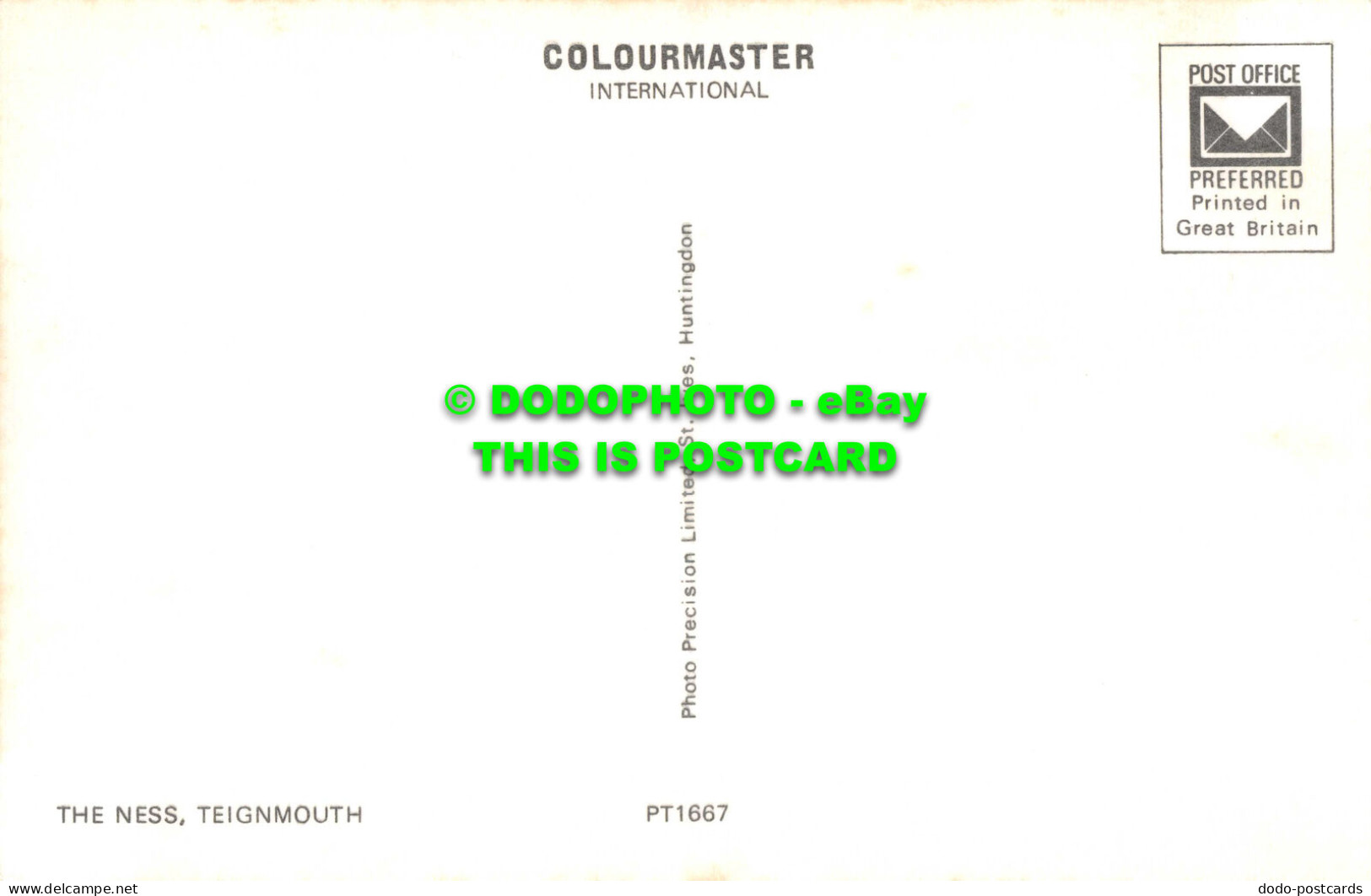 R533695 Ness. Teignmouth. PT1667. Colourmaster International. Precision - Monde