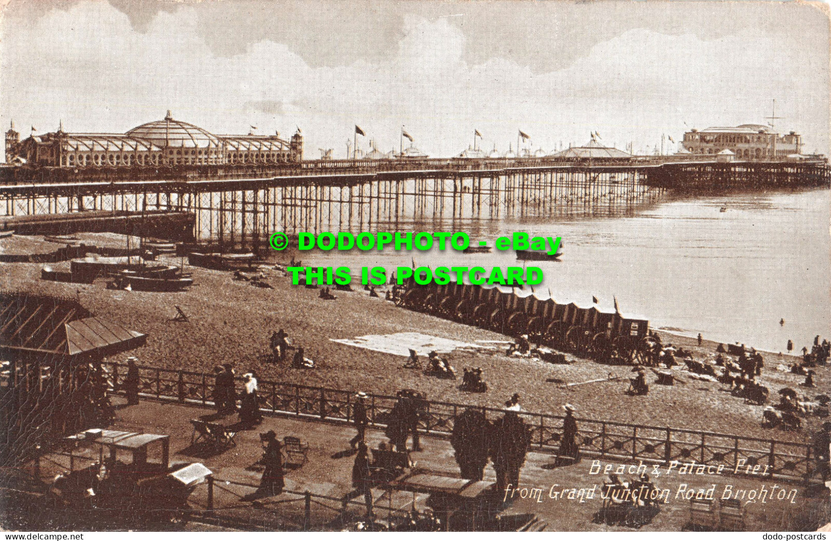 R532971 Beach And Palace Pier. From Grand Junction Road Brighton. B. And R - Monde