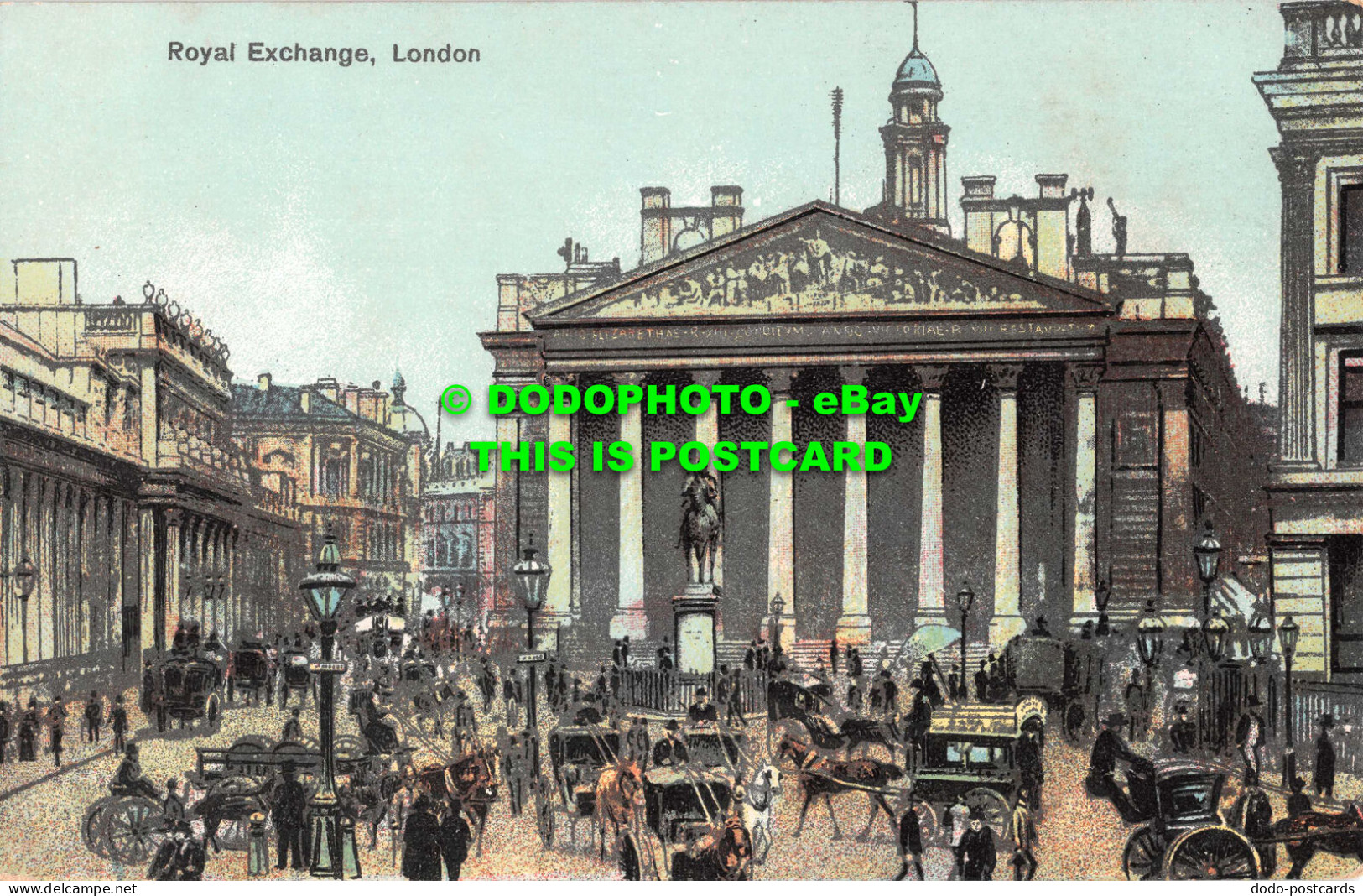 R533266 London. Royal Exchange. Postcard - Sonstige & Ohne Zuordnung