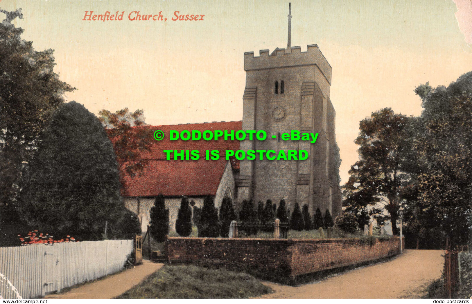 R532973 Sussex. Henfield Church. Pictorial Centre. Brighton Palace Series. No. 1 - Monde