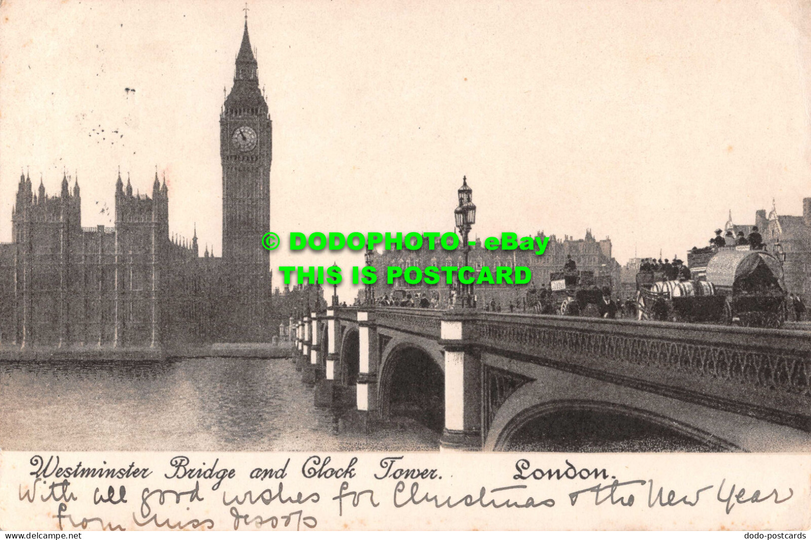 R533270 London. Westminster Bridge And Clock Tower - Sonstige & Ohne Zuordnung