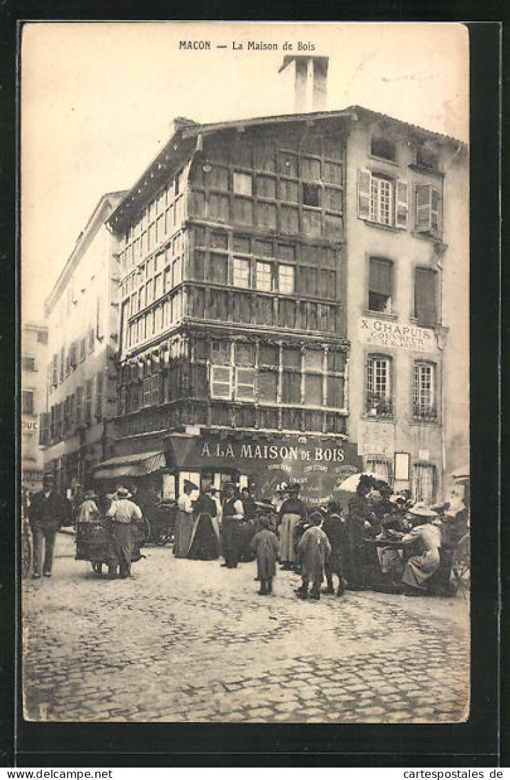 CPA Macon, La Maison De Bois  - Macon