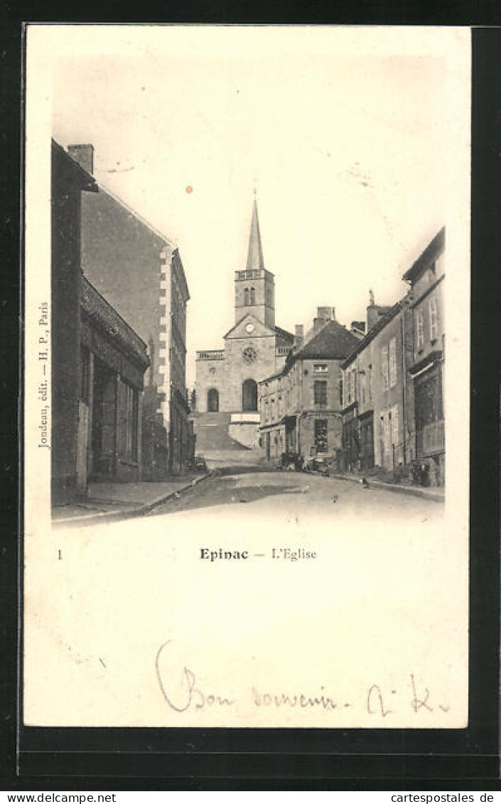 CPA Epinac, L`Eglise  - Autres & Non Classés