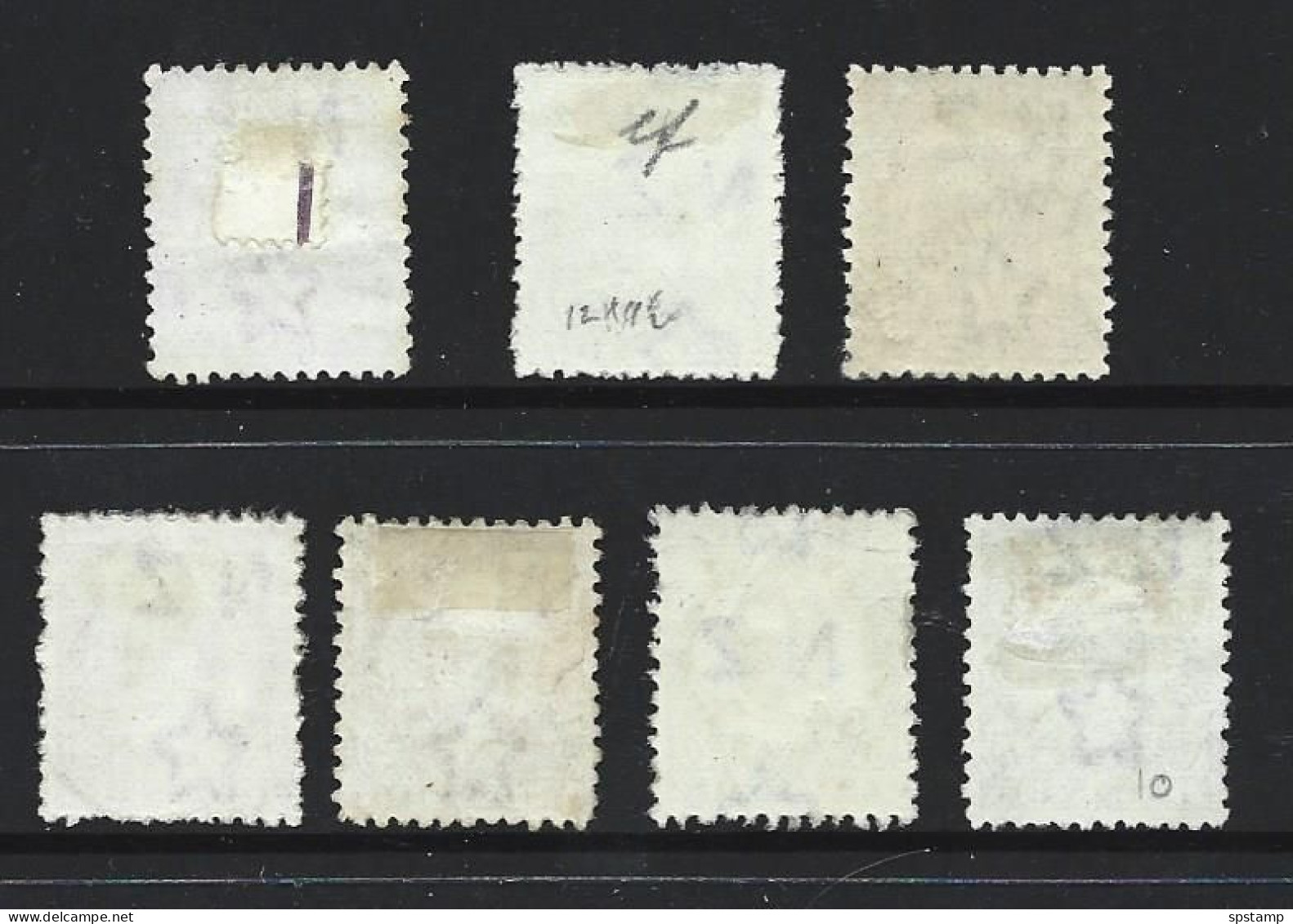 Cook Islands 1893 - 1900 Queen Makea Set Of 6 With Both 2&1/2d Shades FU - Cook