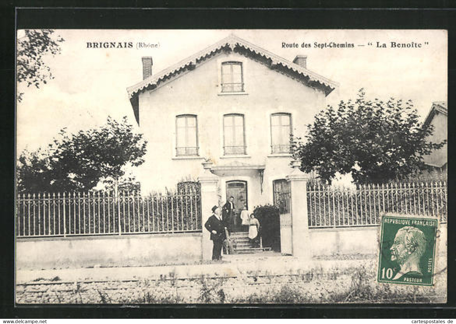 CPA Brignais, Route Des Sept-Chemins, La Benoîte  - Brignais