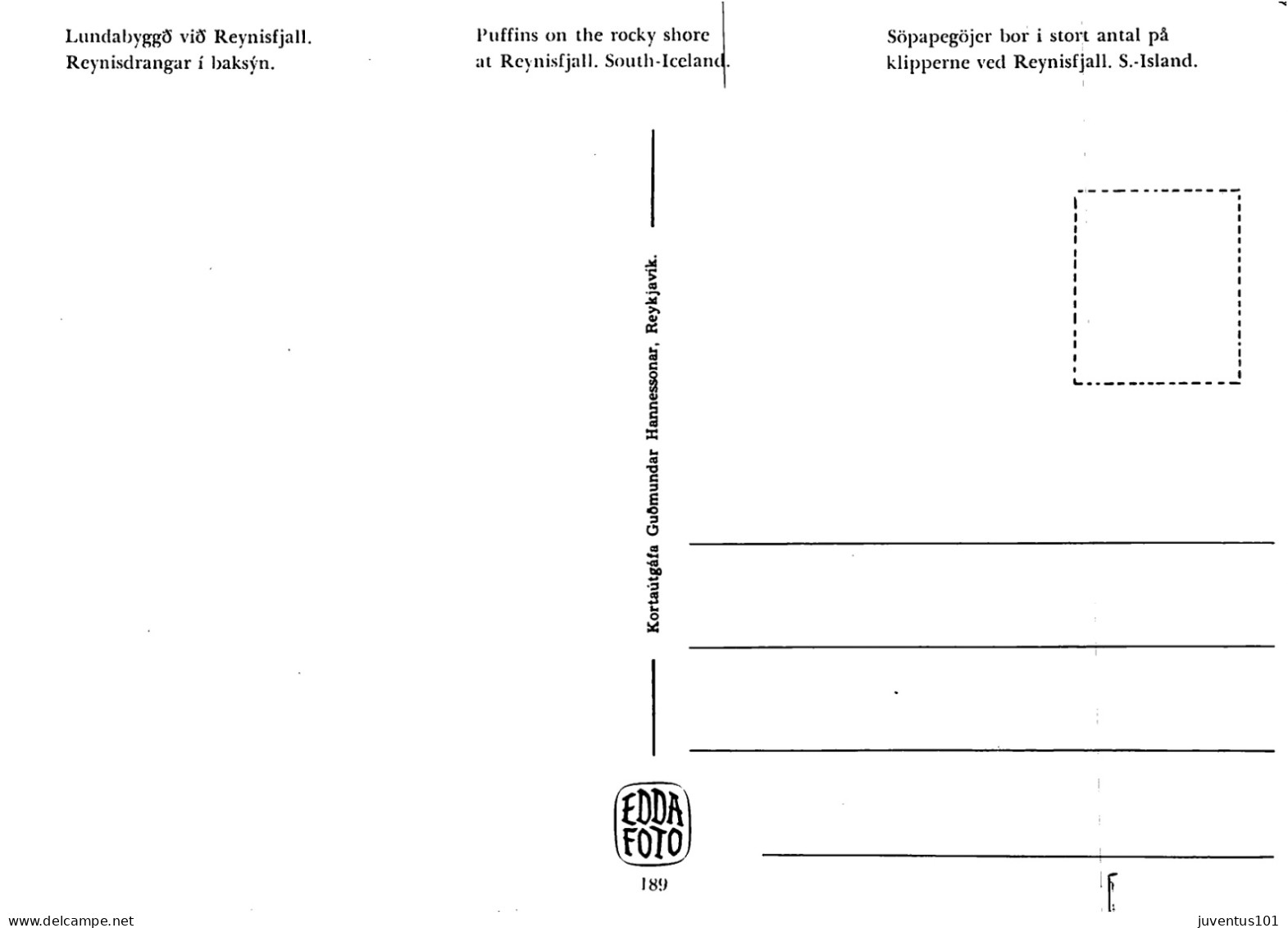 CPSM Lundabyggo Vio Reynisfjall    L2878 - Islandia