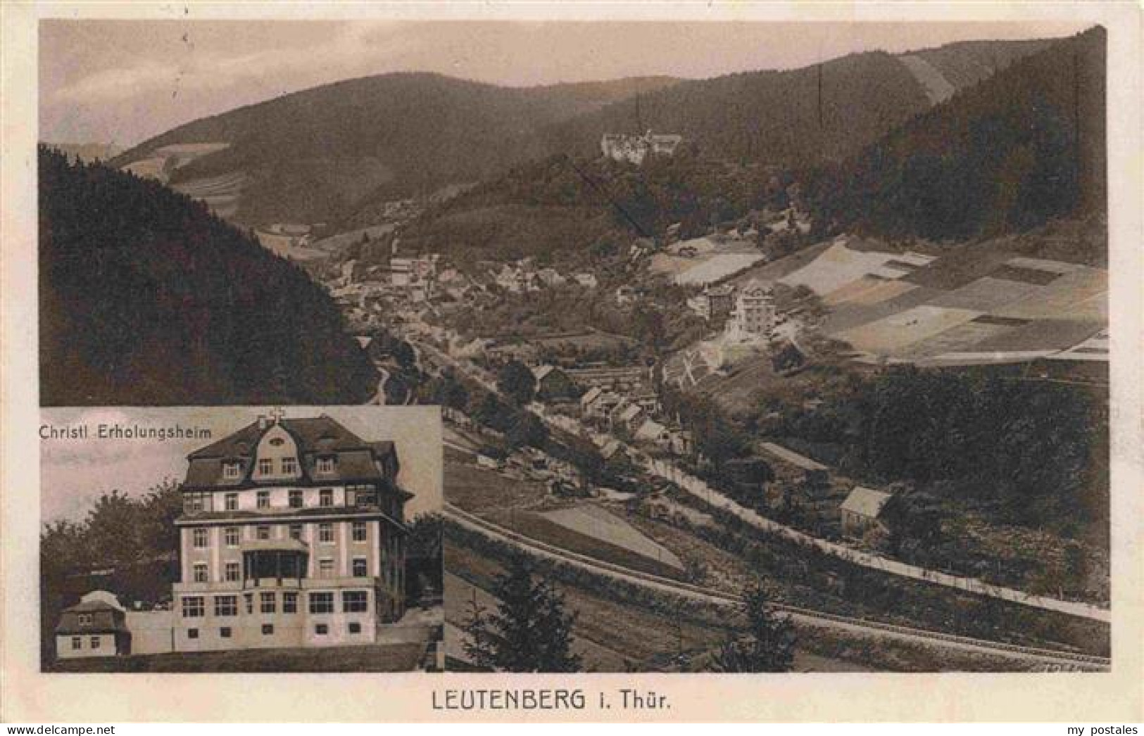 73973636 Leutenberg_Saalfeld_Thueringen Christl Erholungsheim Panorama - Autres & Non Classés