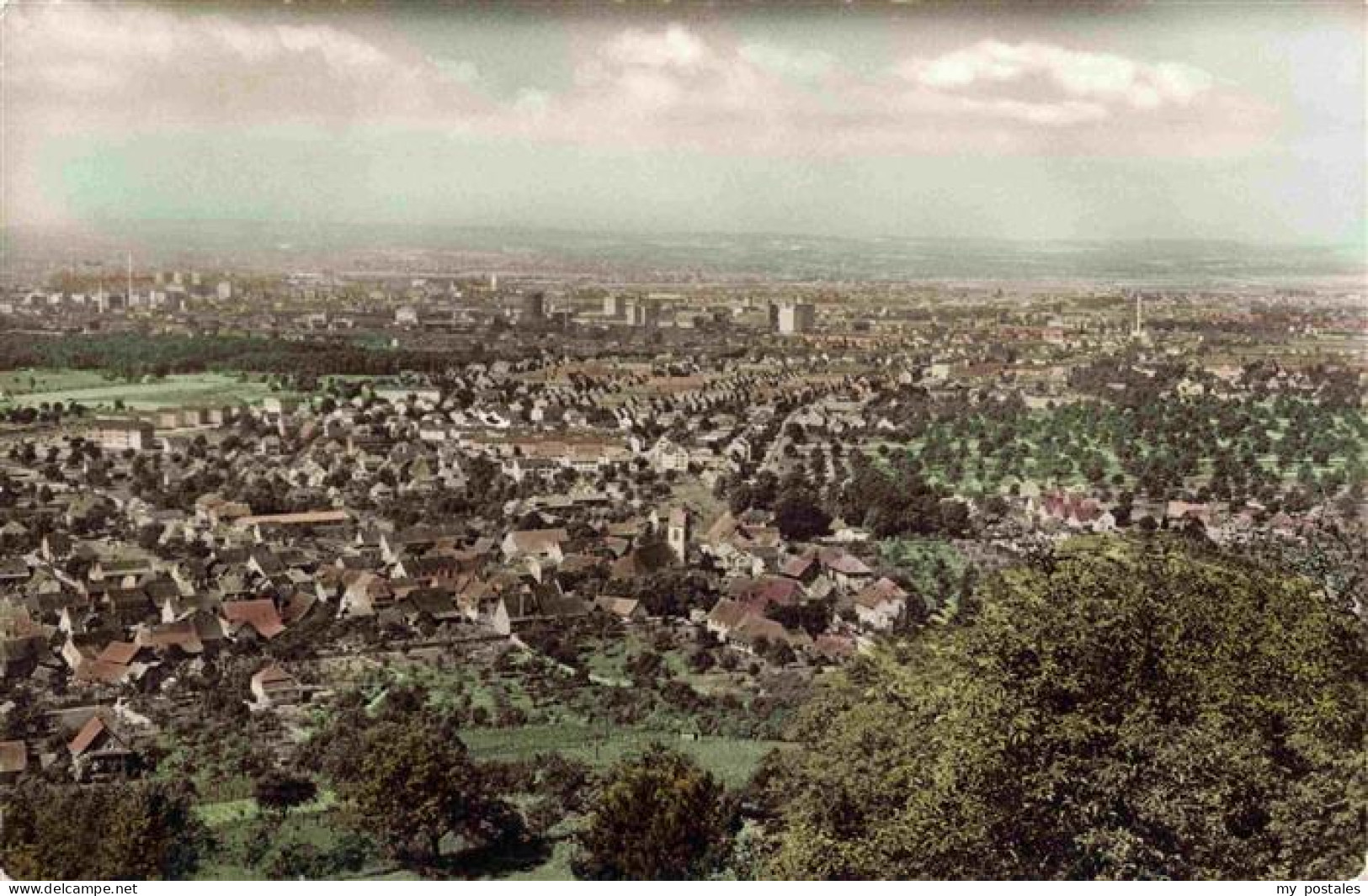 73973535 Weil_am_Rhein Panorama Blick Auf Basel - Weil Am Rhein