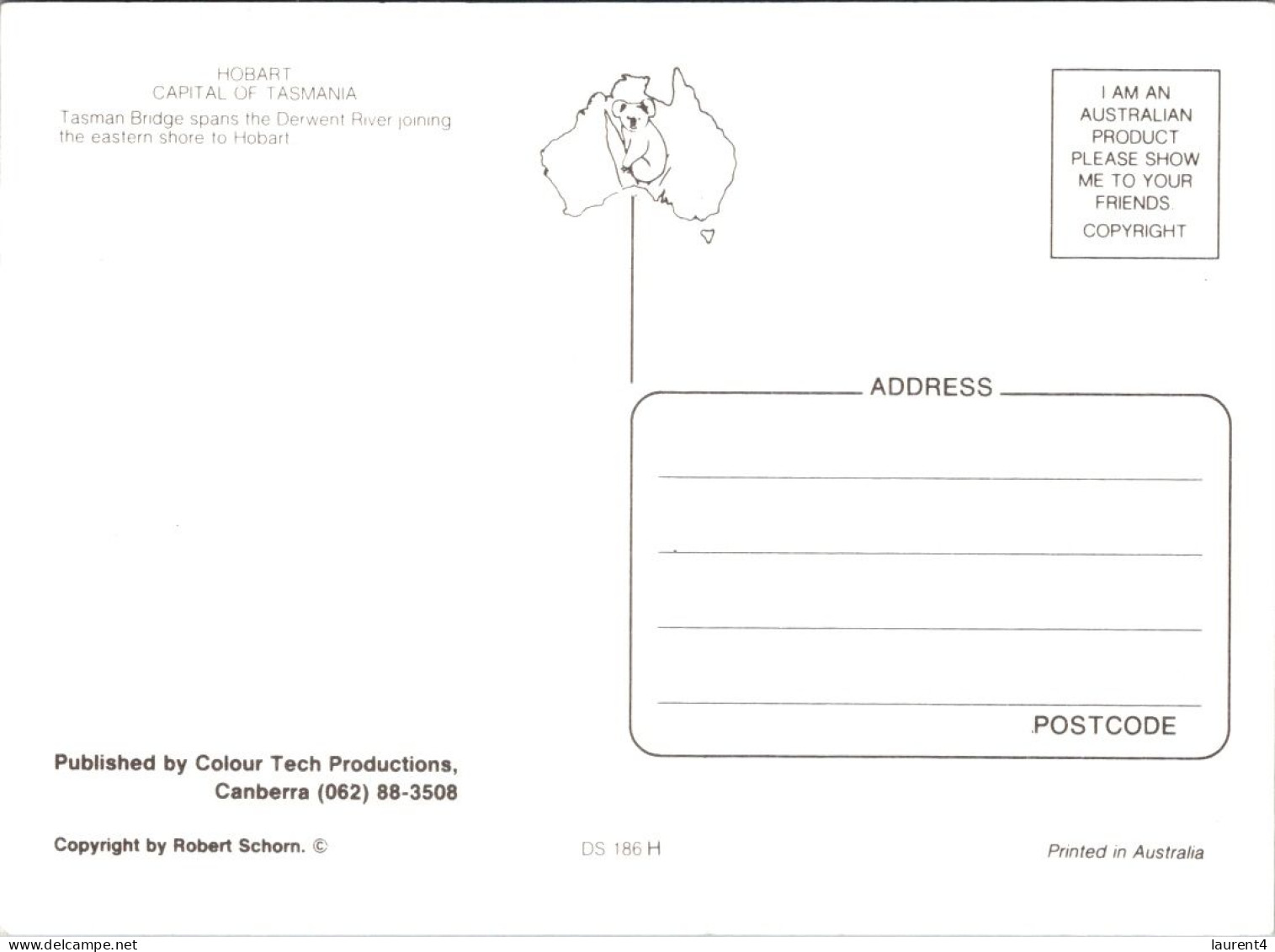 28-4-2023 (3 Z 16) Australia - TAS - Hobart Tasman Bridge (2 Postcards) - Ponts