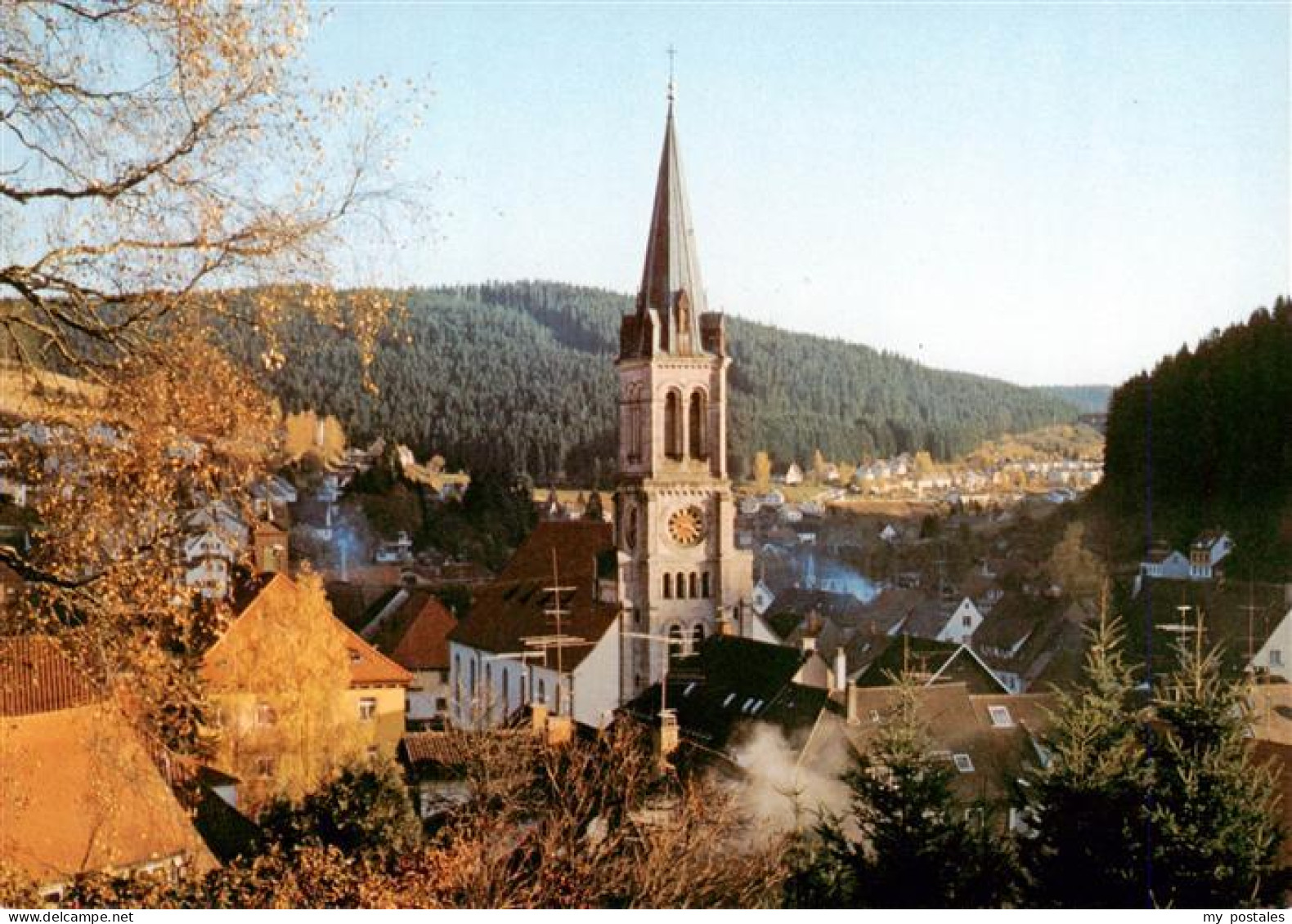 73941426 Voehrenbach Panorama Mit Kirche - Sonstige & Ohne Zuordnung