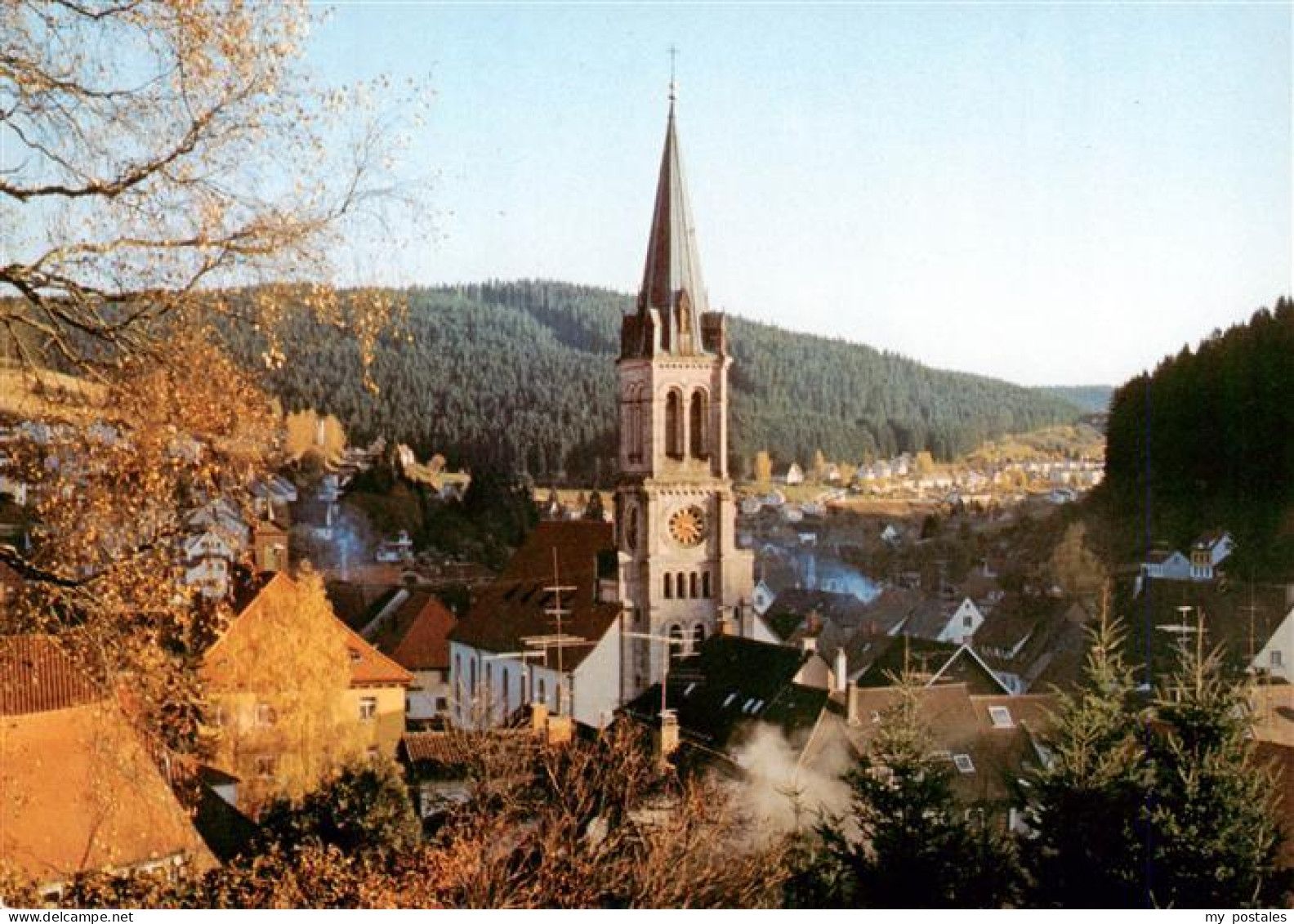 73941425 Voehrenbach Panorama Mit Kirche - Sonstige & Ohne Zuordnung