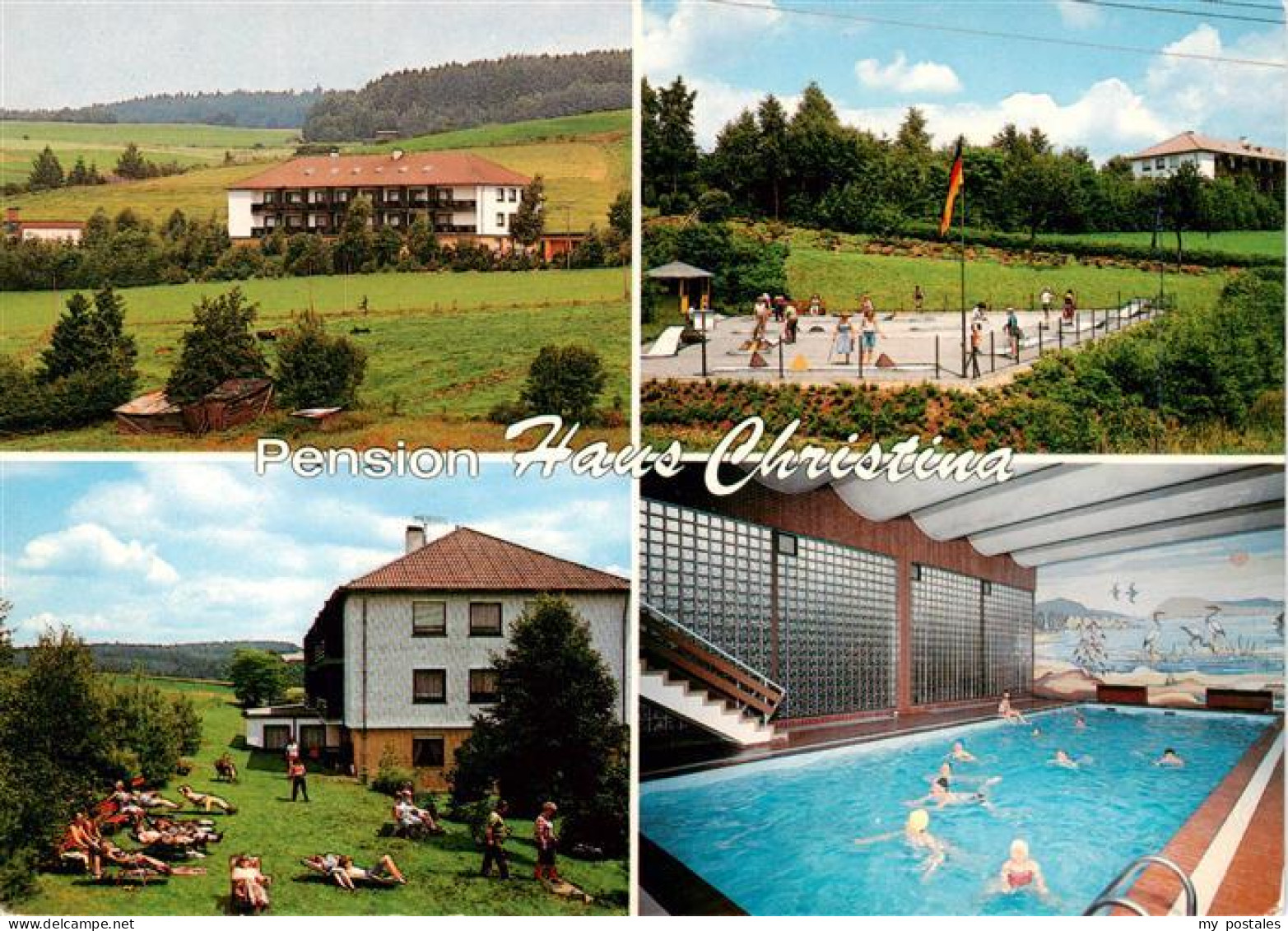 73941410 Desserath_Deudesfeld Pension Haus Christine Minigolf Liegewiese Hallenb - Andere & Zonder Classificatie