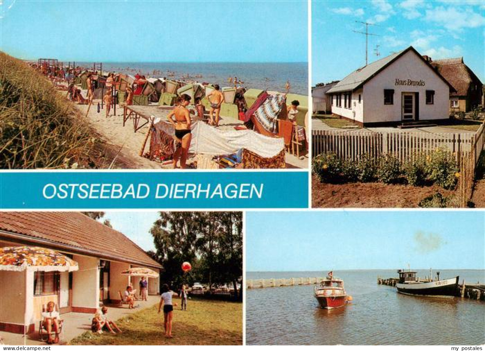 73900235 Dierhagen Ostseebad Strand Haus Brandis Bungalow Fischerhafen Dierhagen - Autres & Non Classés