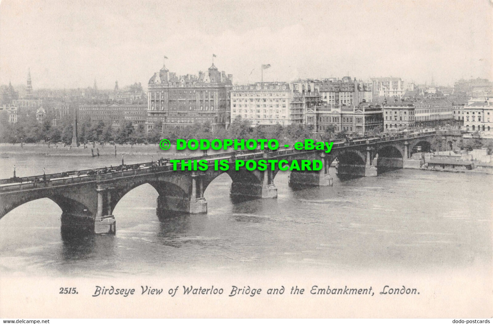 R533003 London. Birdseye View Of Waterloo Bridge And The Embankment. Gordon Smit - Sonstige & Ohne Zuordnung