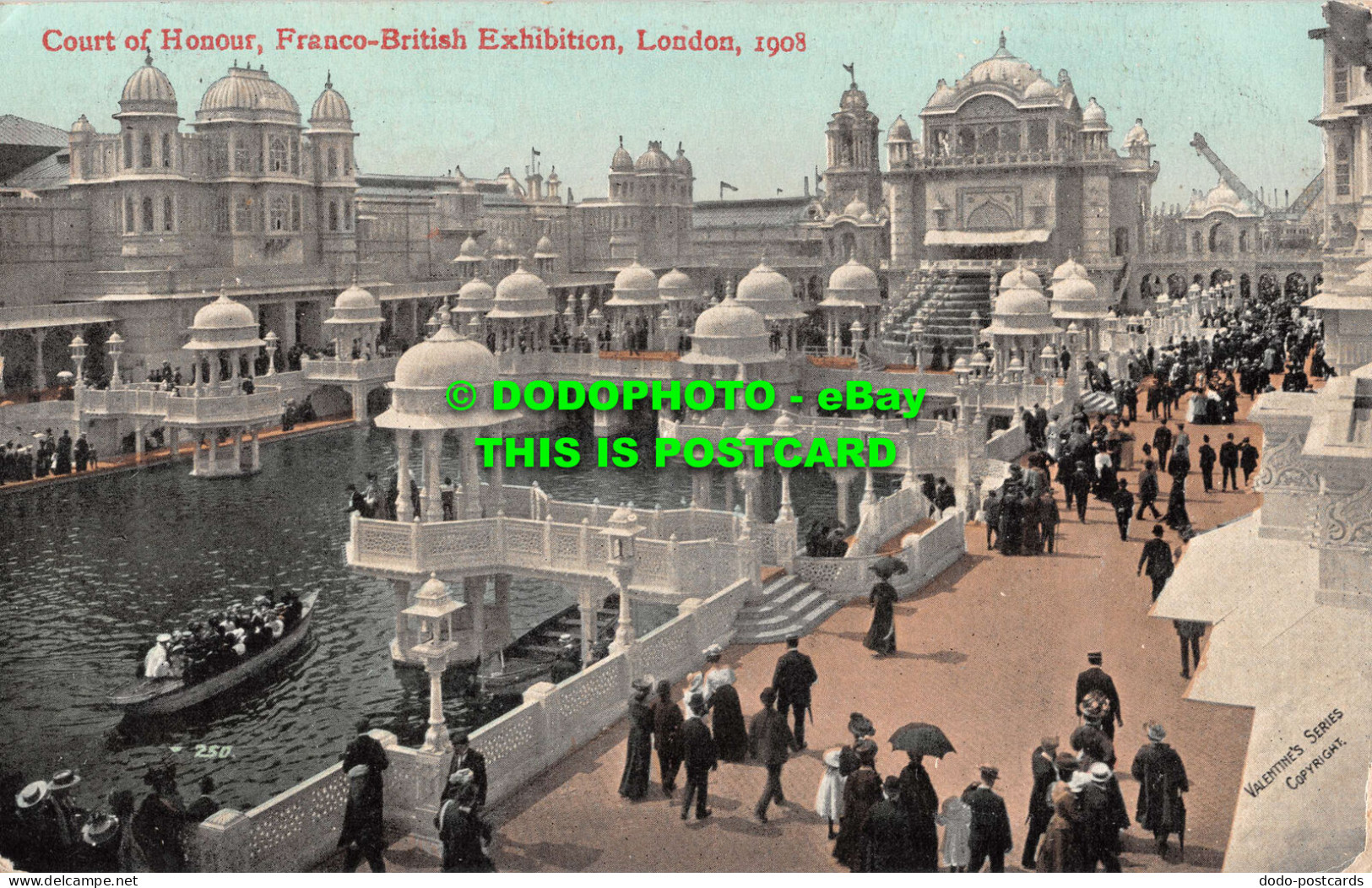 R533017 London. Court Of Honour. Franco British Exhibition. Valentine Series - Sonstige & Ohne Zuordnung