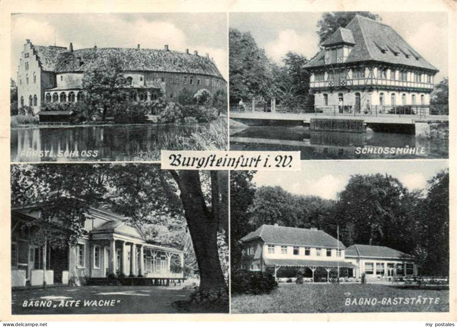 73900198 Burgsteinfurt Fuerstl Schloss Schlossmuehle Bagno Alte Wache Bagno Gast - Otros & Sin Clasificación