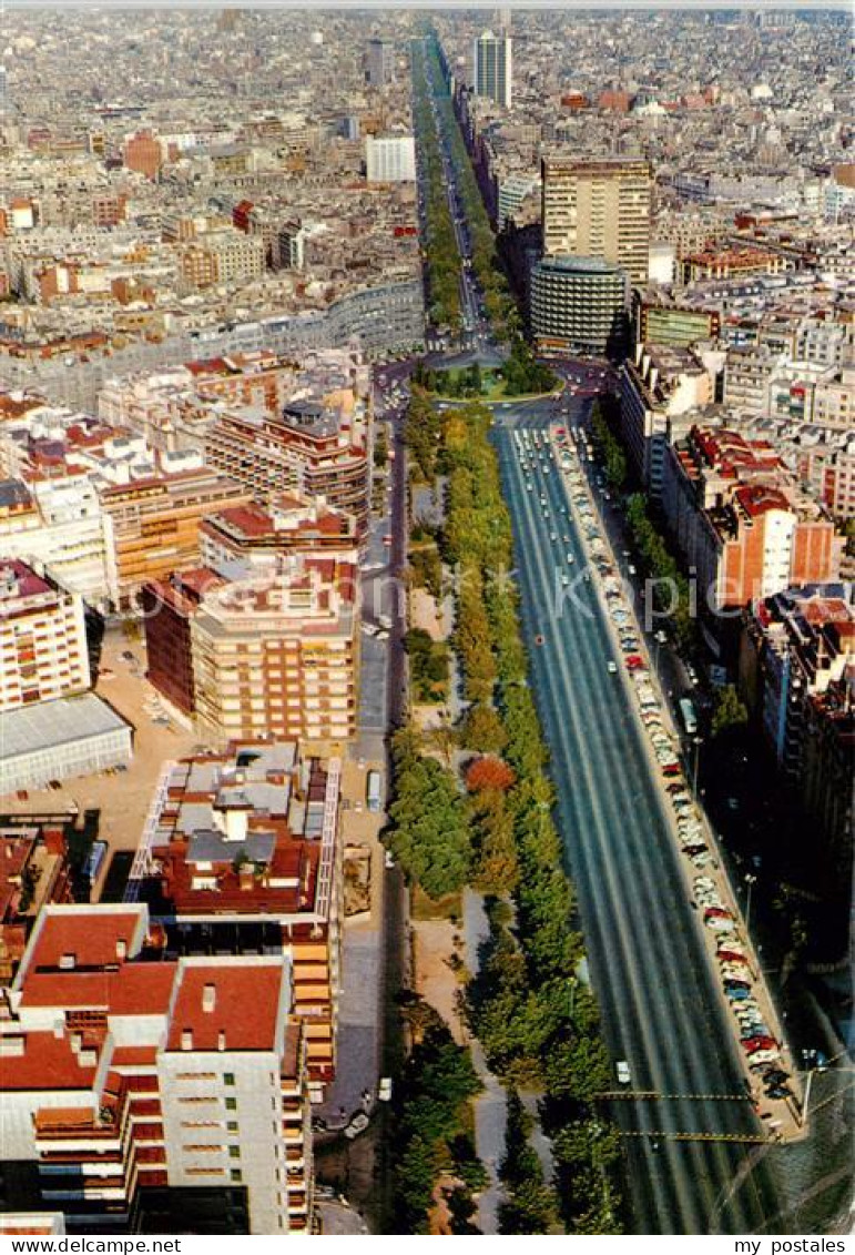 73862187 Barcelona Cataluna Plaza Calvo Sotelo Avenida Gnmo. Franco Vista Aérea  - Autres & Non Classés