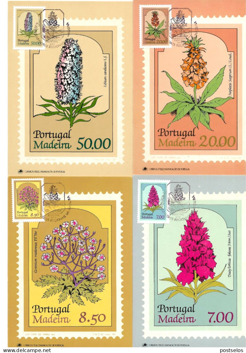 Flores Da Madeira - Cartes-maximum (CM)