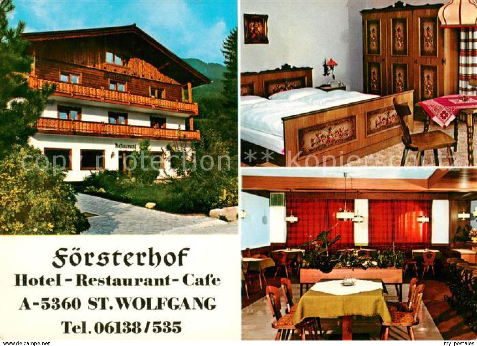 73862058 St Wolfgang Wolfgangsee Foersterhof Hotel Restaurant Cafe Gaestezimmer  - Sonstige & Ohne Zuordnung