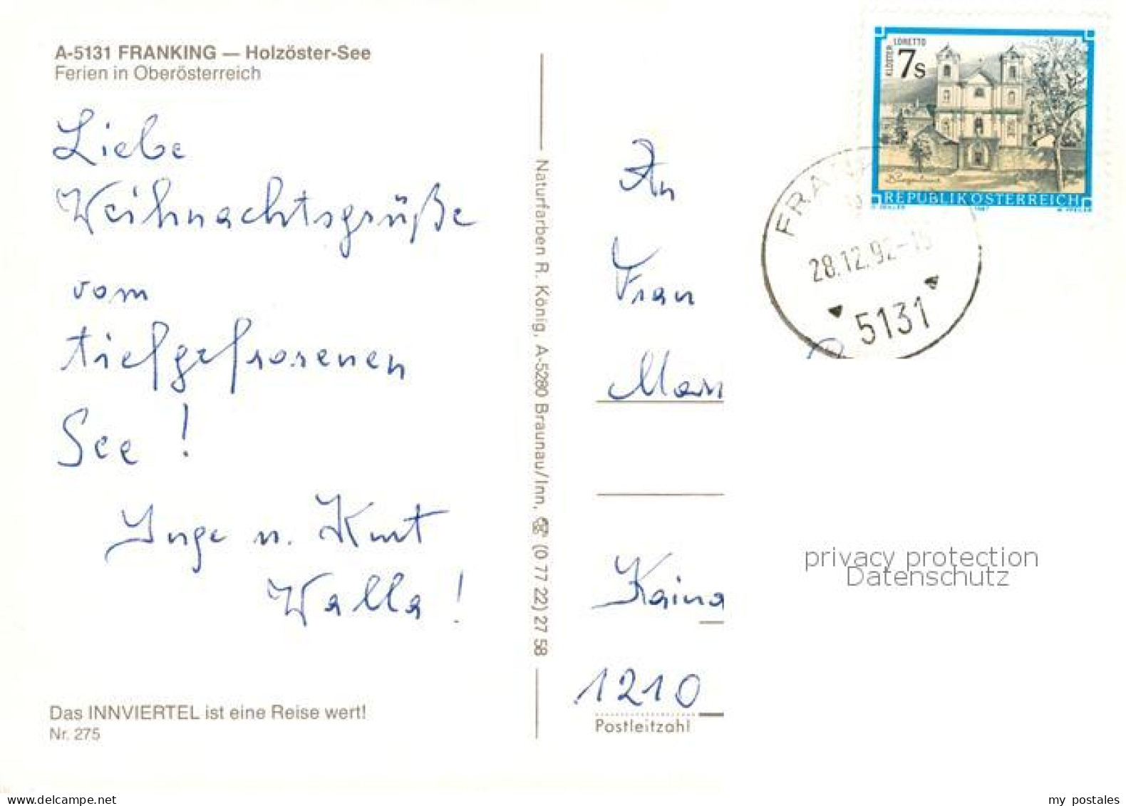 73862039 Franking Oberoesterreich Partien Am Holzoester See Minigolf Franking Ob - Altri & Non Classificati