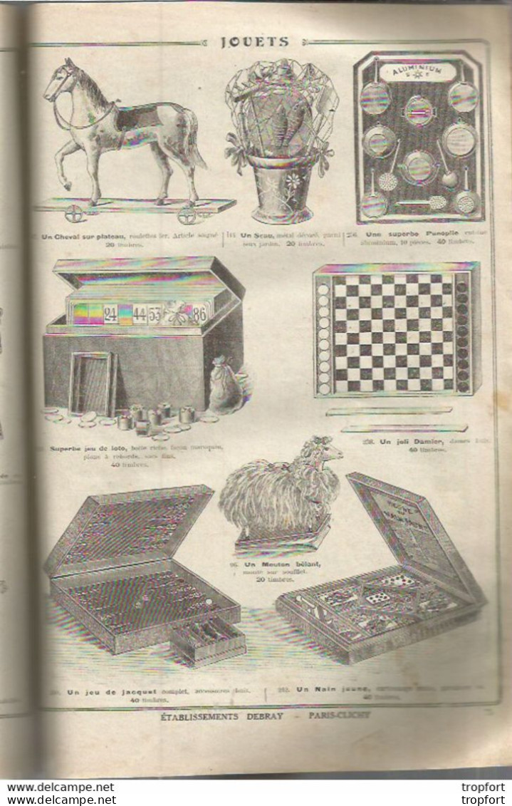 M12 Catalogue 1914 DEBRAY Café Montre horloge conserve verrerie art tapis montre gousset jouet poupée .100 pages