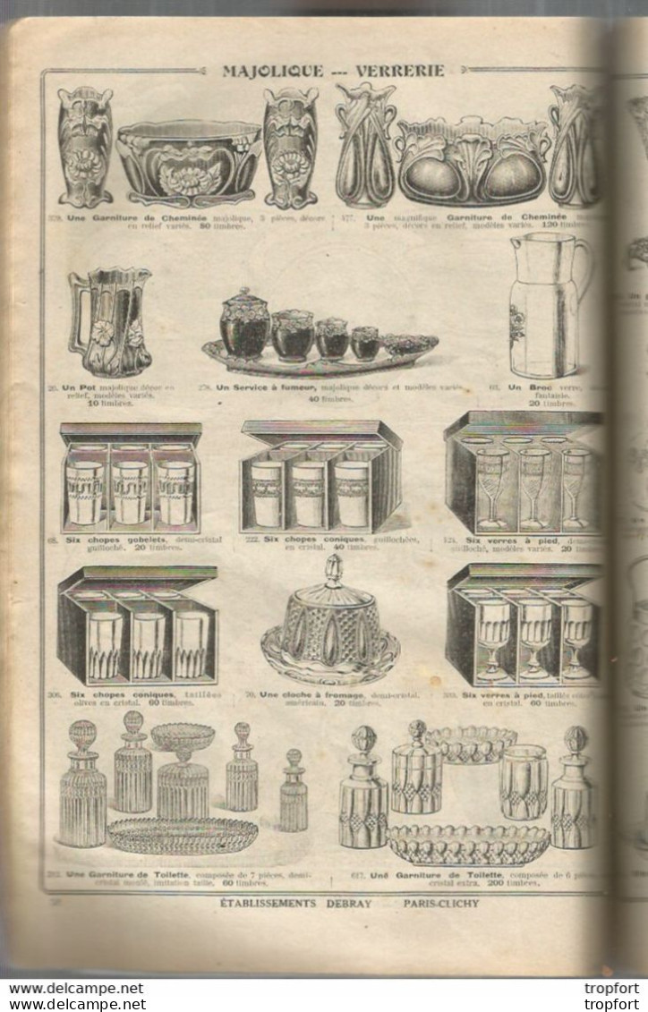 M12 Catalogue 1914 DEBRAY Café Montre horloge conserve verrerie art tapis montre gousset jouet poupée .100 pages