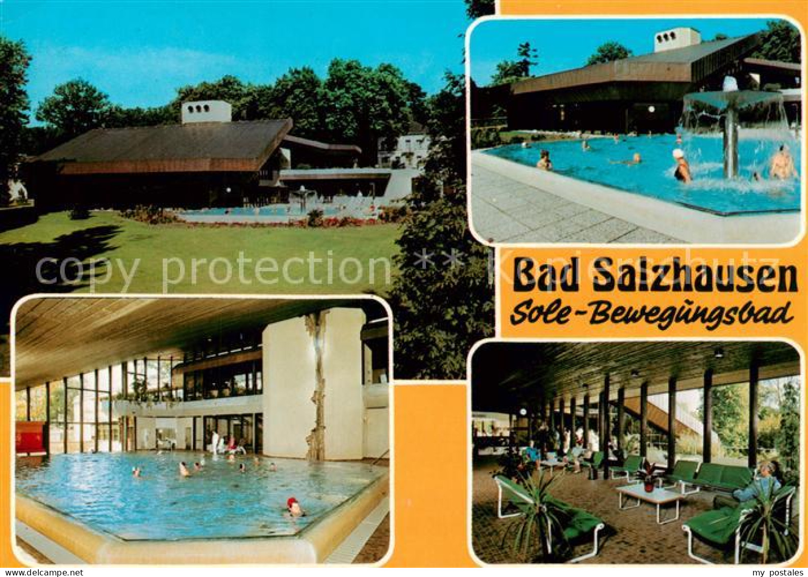 73828641 Bad Salzhausen Sole Bewegungsbad Hallen Und Freibad Liegehalle Bad Salz - Sonstige & Ohne Zuordnung