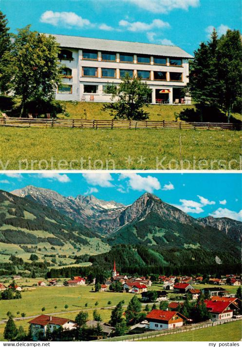 73828629 Fischen Allgaeu Pension Erholungsheim Haus Elisabeth Panorama Fischen A - Fischen