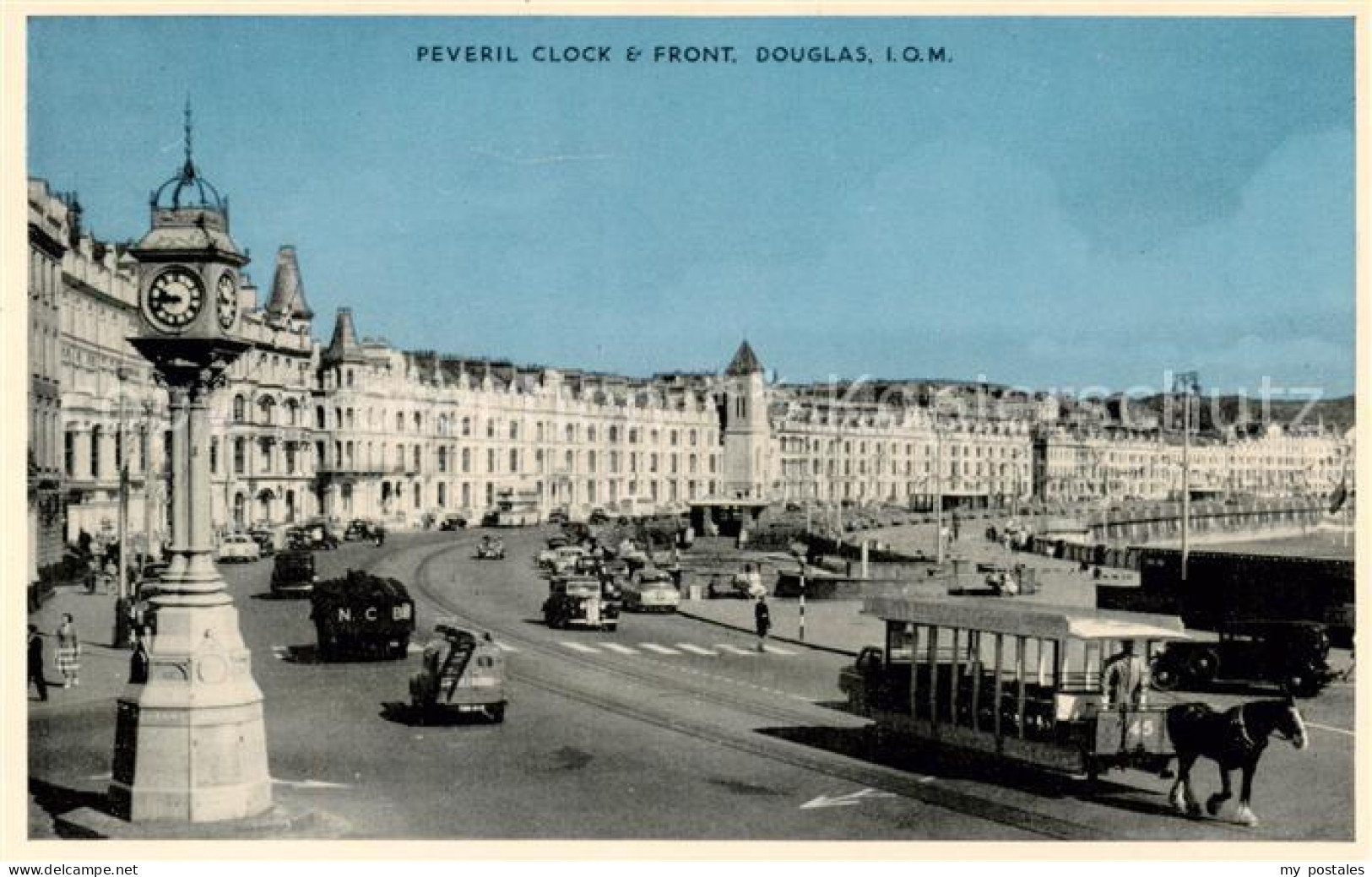 73794078 Douglas  IOM Isle Of Man UK Perevil Clock U. Front - Strassenbahn-Kutsc - Isola Di Man (dell'uomo)