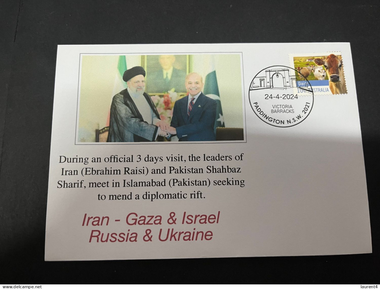 28-4-2024 (3 Z 17) Iran & Pakistan Leaders Meet In Islamabad - Topics - GAZA + Iran & Israel - Russia & Ukraine - Militaria