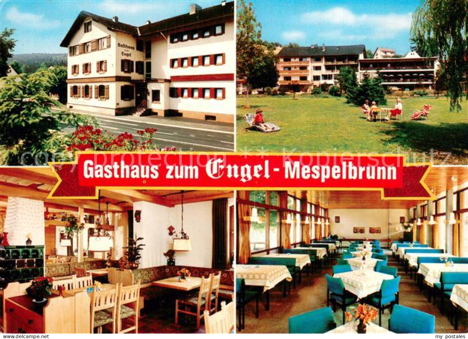 73784973 Mespelbrunn Gasthaus Zum Engel Restaurant Garten Mespelbrunn - Other & Unclassified