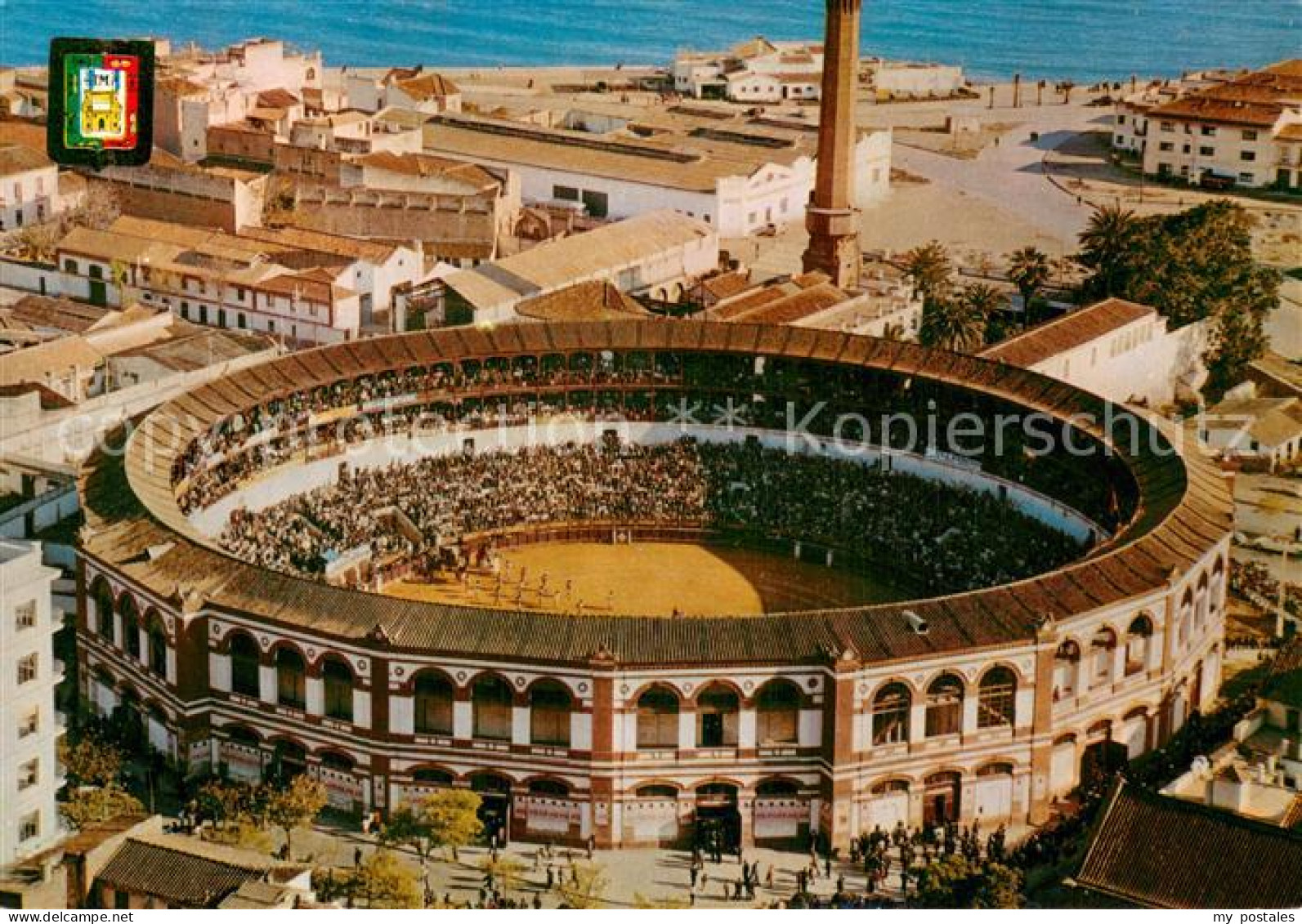 73784921 Malaga Andalucia Plaza De Toros La Malagueta Vista Aérea Malaga Andaluc - Andere & Zonder Classificatie