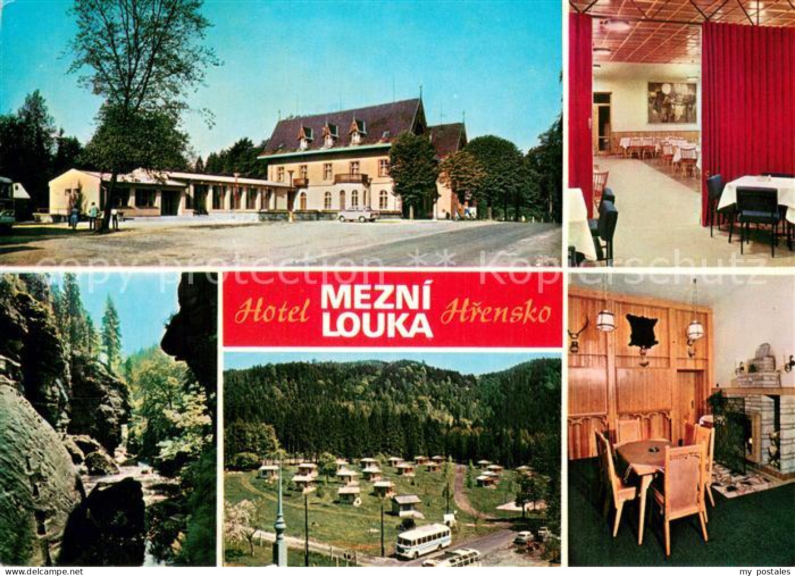 73784888 Hrensko Herrnskretschen Boehmen CZ Hotel Mezni Louka Jidelna Partie Z T - Czech Republic