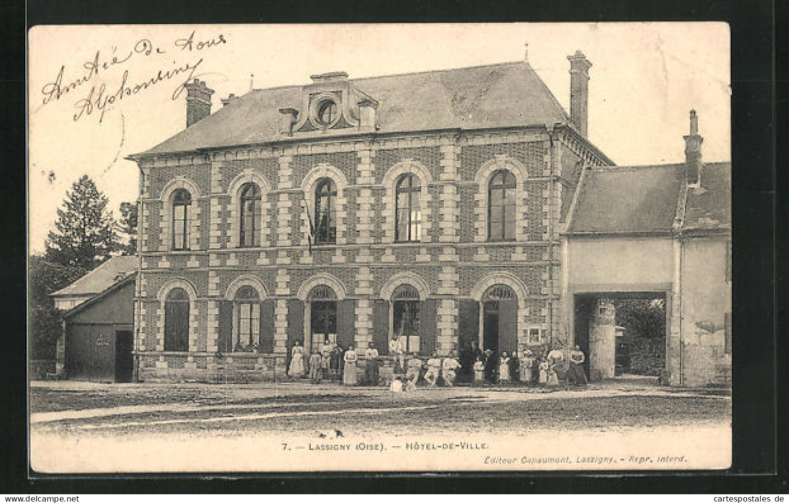 CPA Lassigny, Hotel-de-Ville  - Lassigny