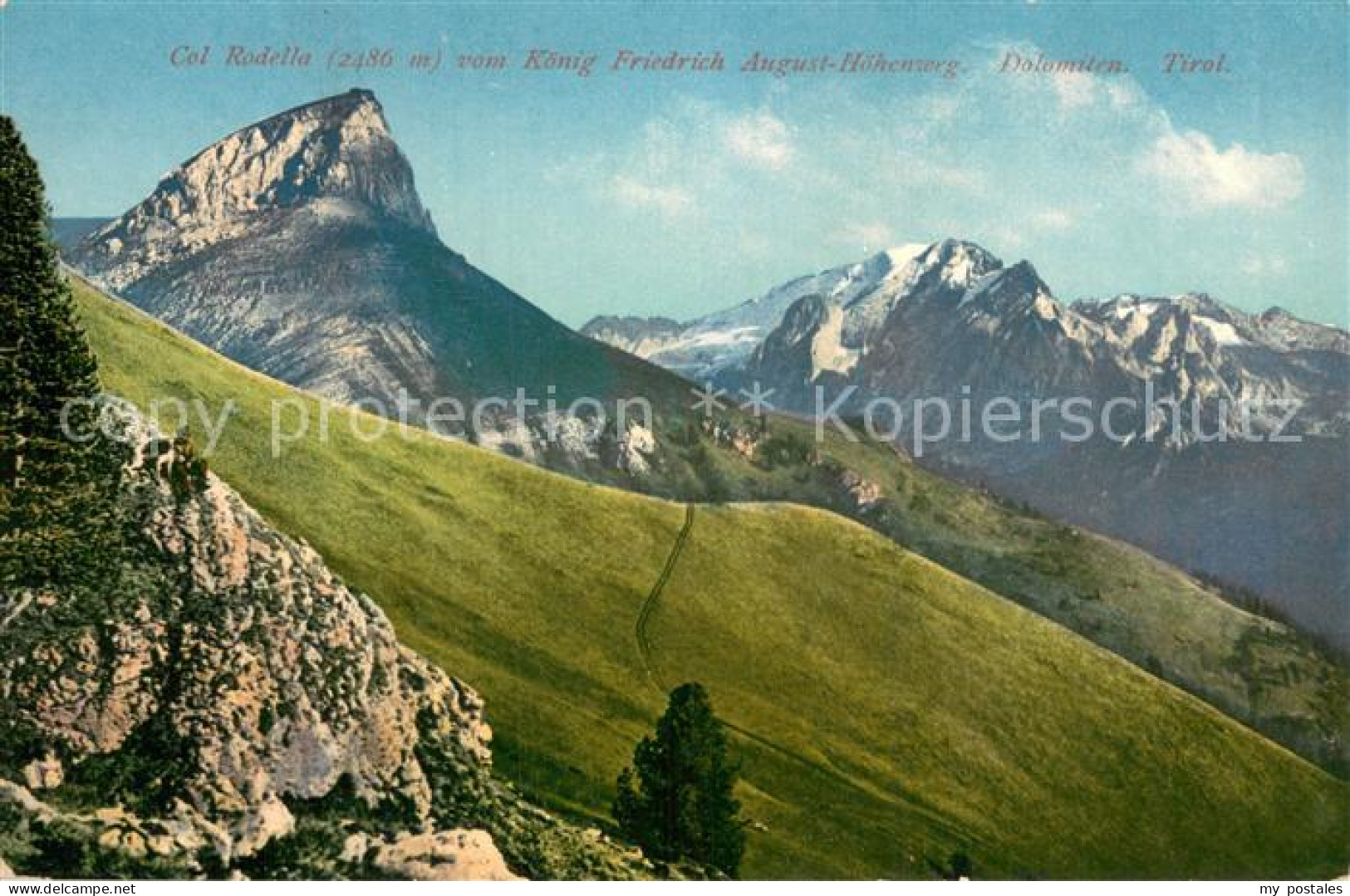 73784313 Col Rodella 2486m Dolomiti IT Col Rodella V. Koenig Friedrich August-Ho - Other & Unclassified