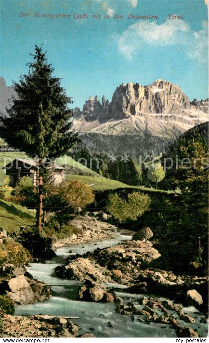 73784283 Rosengarten Catinaccio Dolomiti IT Rosengaten M. Bergbach  - Other & Unclassified