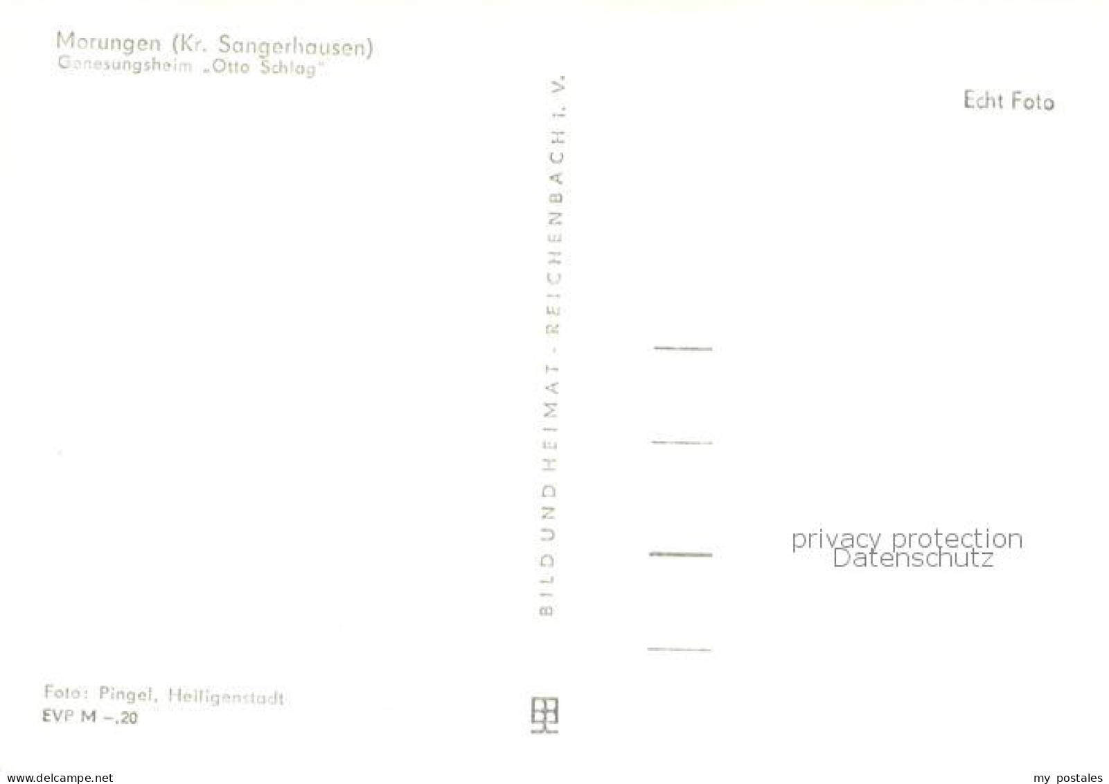 73784144 Morungen Genesungsheim Otto Schlag Morungen - Sangerhausen