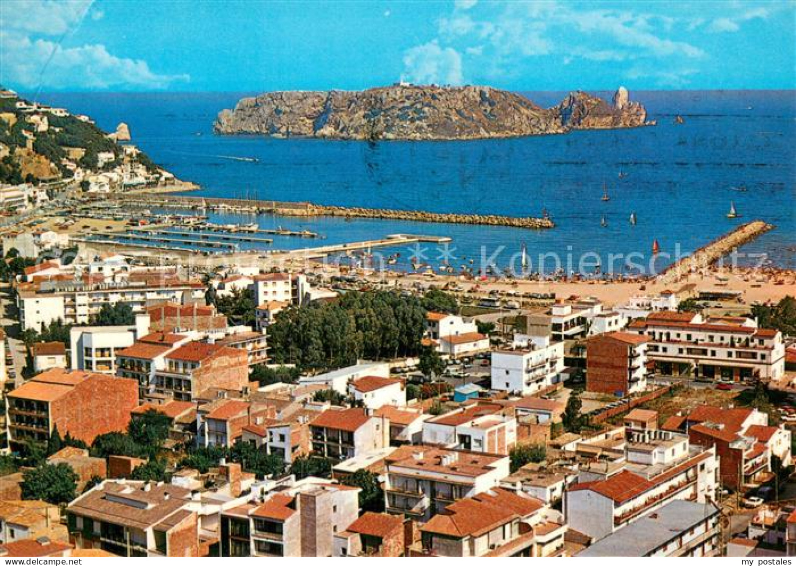 73784109 Estartit Costa Brava ES Vista General E Islas Medas  - Andere & Zonder Classificatie