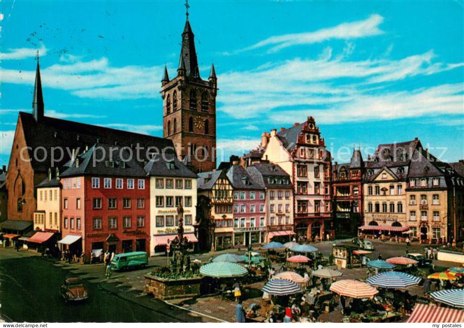 73784088 Trier Hauptmarkt Mit Petrusbrunnen Und St Gangolph Trier - Trier