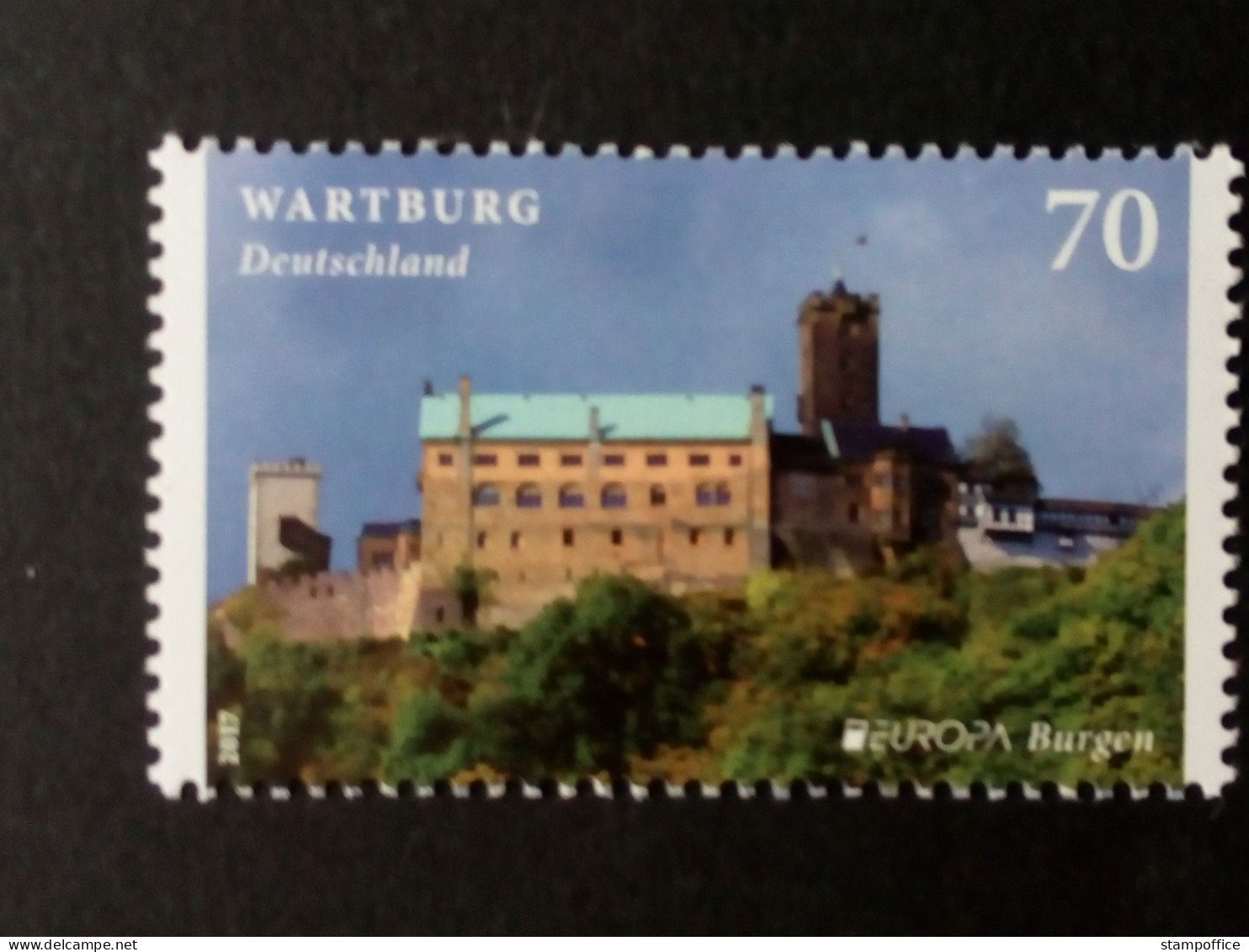 DEUTSCHLAND MI-NR. 3310 POSTFRISCH(MINT) EUROPA 2017 BURGEN UND SCHLÖSSER WARTBURG - 2017