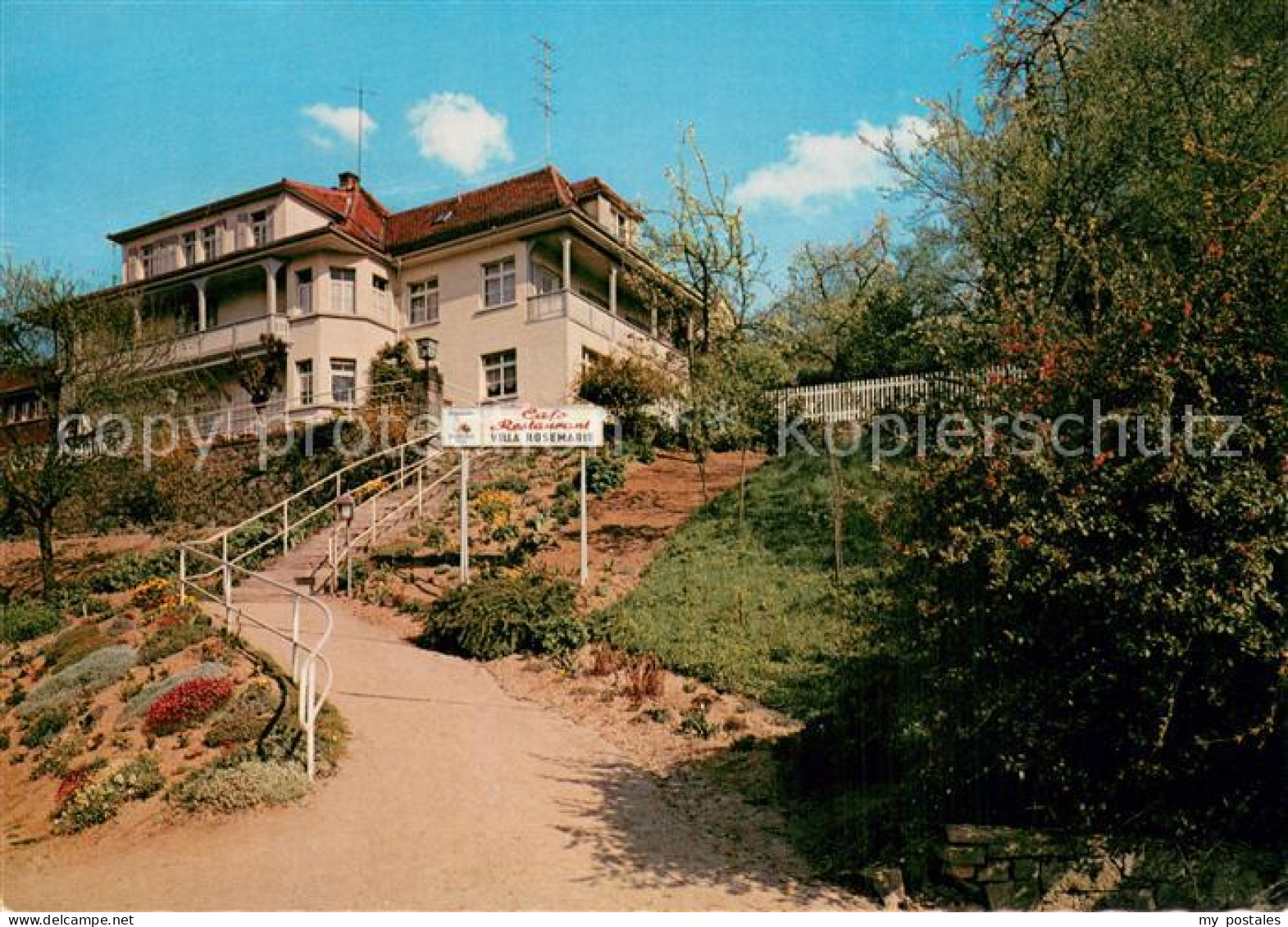 73783721 Kirschhausen Pension-Cafe Rosemarie Aussenansicht Kirschhausen - Heppenheim