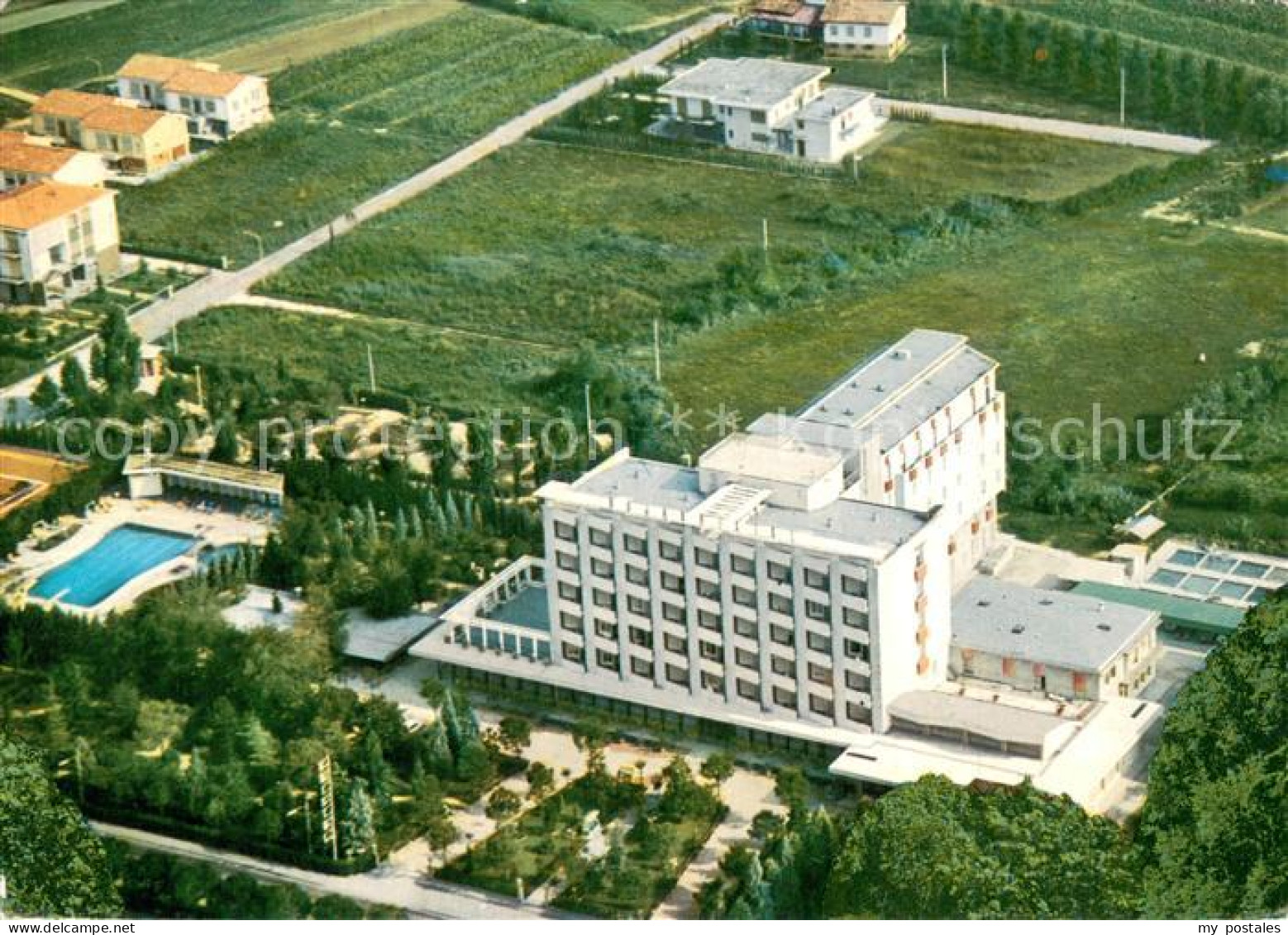 73783623 Abano Terme Hotel Terme Bristo Buia Fliegeraufnahme Abano Terme - Andere & Zonder Classificatie