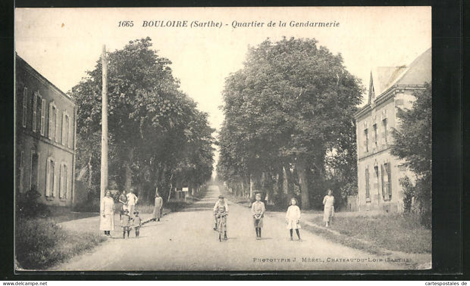 CPA Bouloire, Quartier De La Gendarmerie  - Bouloire