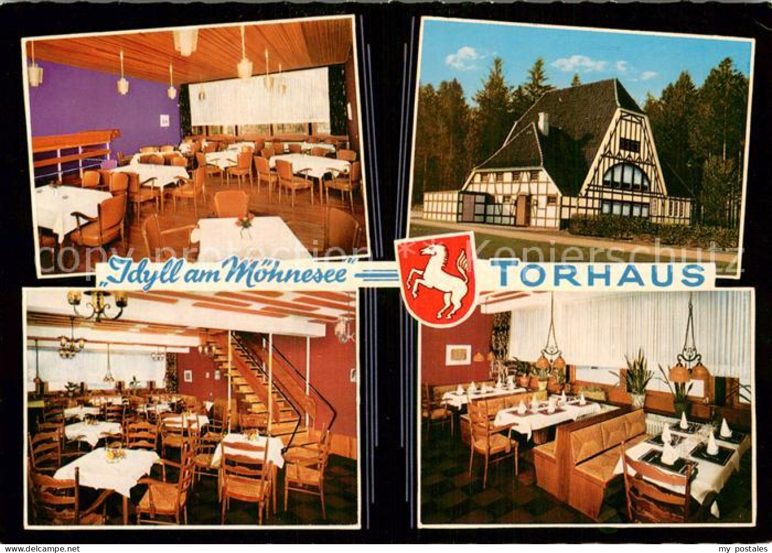 73783449 Koerbecke Moehnesee Cafe Restaurant Torhaus Gastraeume Koerbecke Moehne - Autres & Non Classés