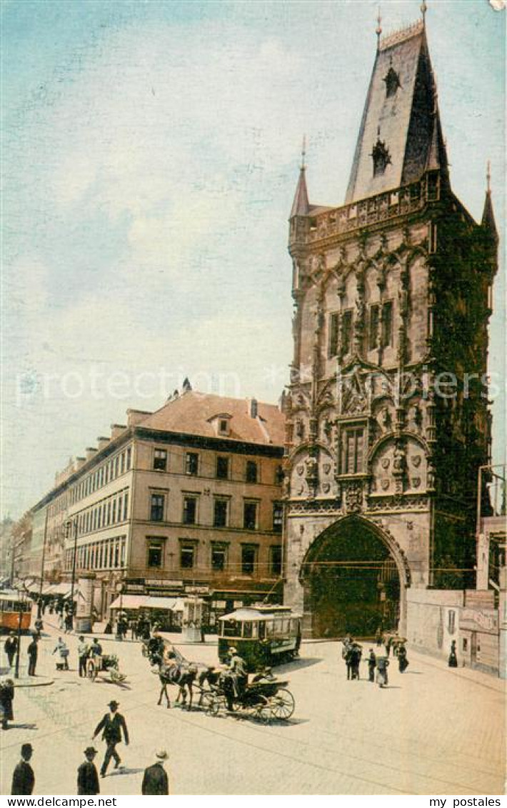 73783382 Prag  Prahy Prague Der Pulverturm  - Czech Republic