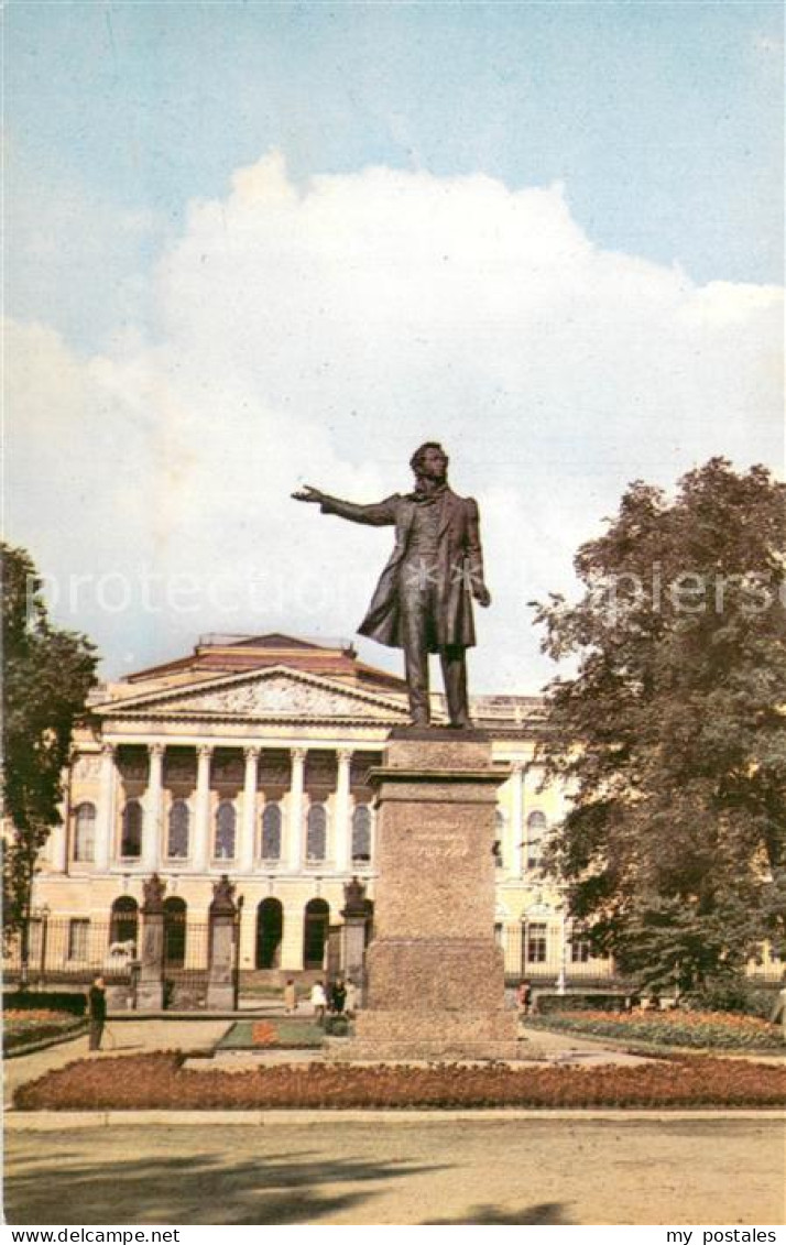 73783356 Leningrad St Petersburg Platz Der Kuenste Mit Puschkindenkmal Leningrad - Russia