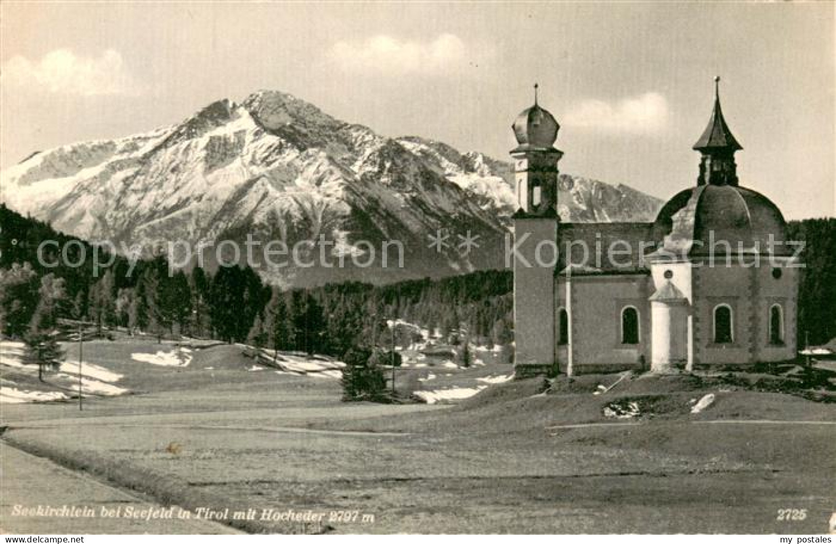 73783355 Seefeld Tirol Seekirchlein Mit Hocheder Seefeld Tirol - Sonstige & Ohne Zuordnung