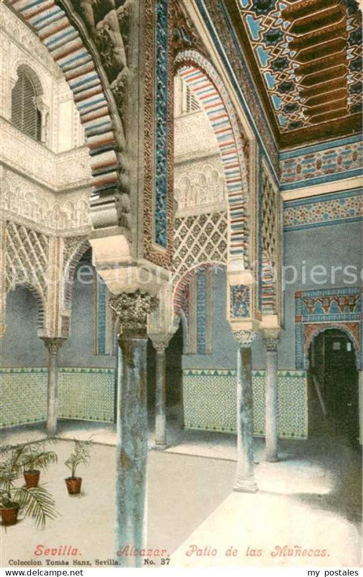 73783349 Sevilla Andalucia ES Alcazar Patio De Las Muencas  - Andere & Zonder Classificatie