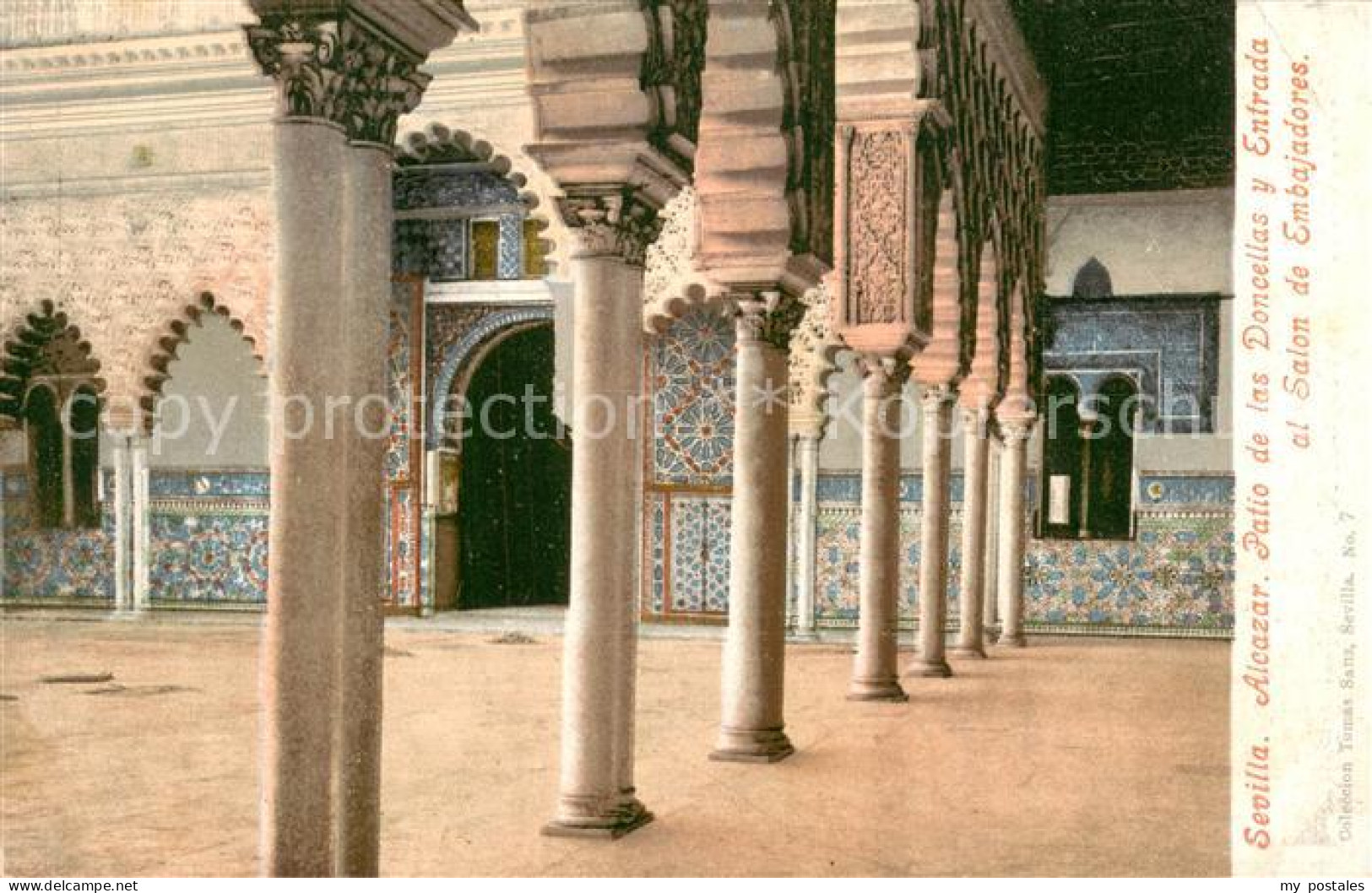 73783347 Sevilla Andalucia ES Alcazar Patio De Las Doncellas Y Entrada  - Andere & Zonder Classificatie