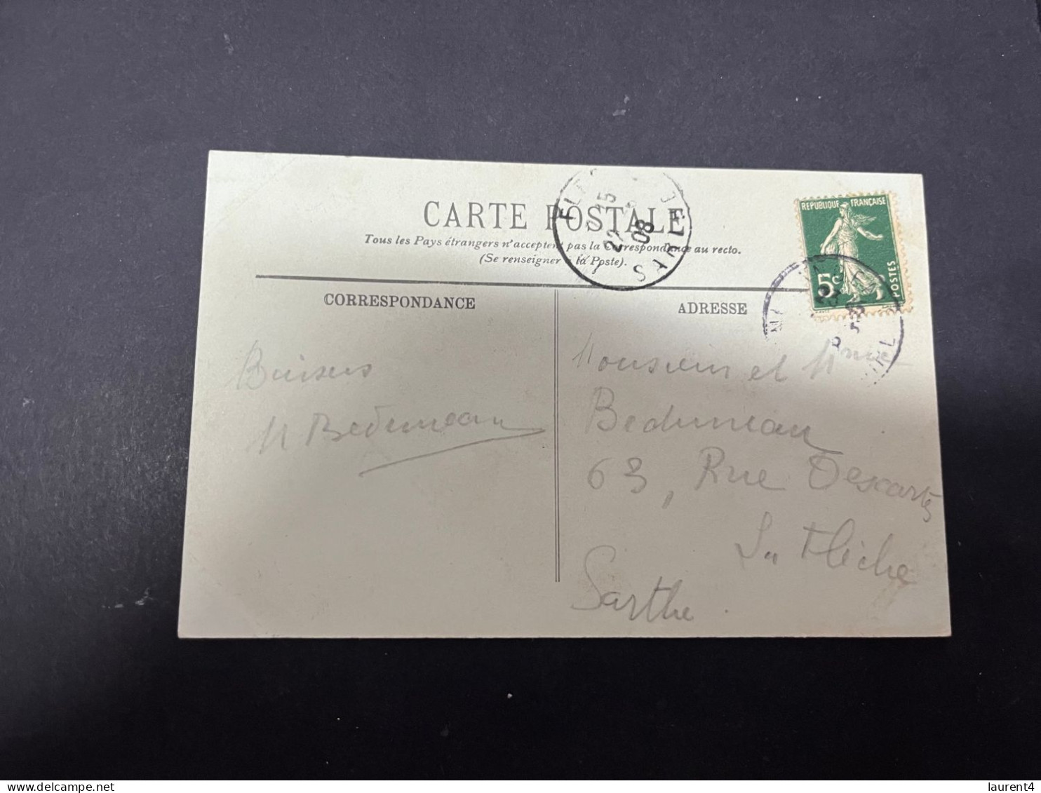 28-4-2023 (3 Z 16) VERY OLD - B/w - Posted 1908 - Château De Langeais - Castelli